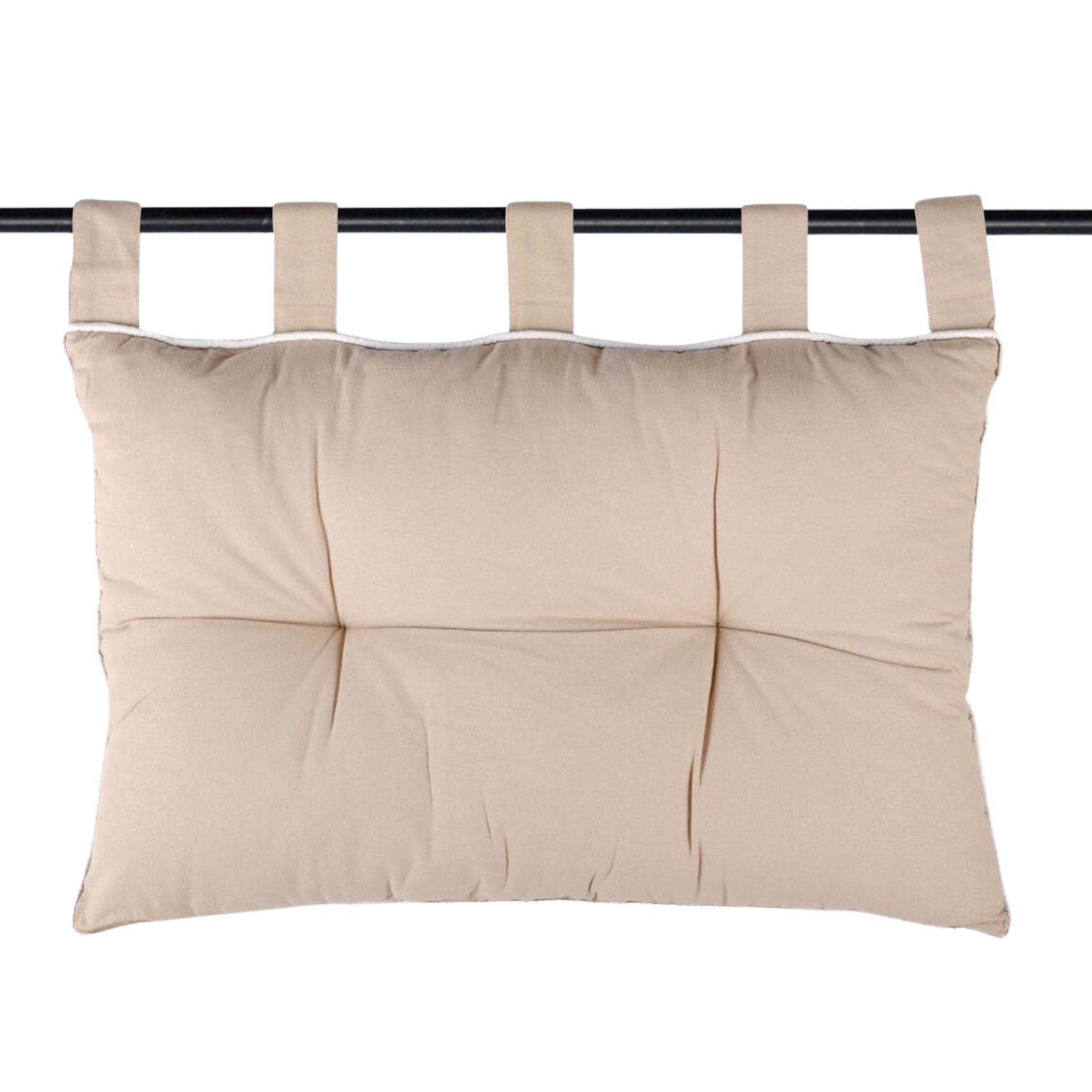Coussin tête de lit bicolore, LOVELY CASA