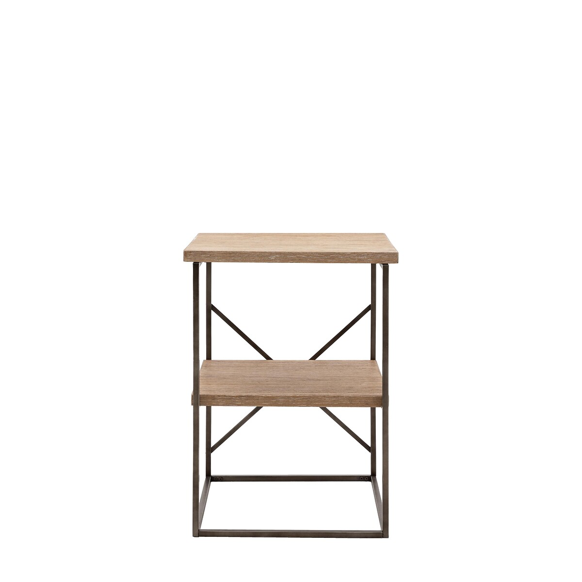 Brompton Wood & Metal Side Table, ÉDITÉ