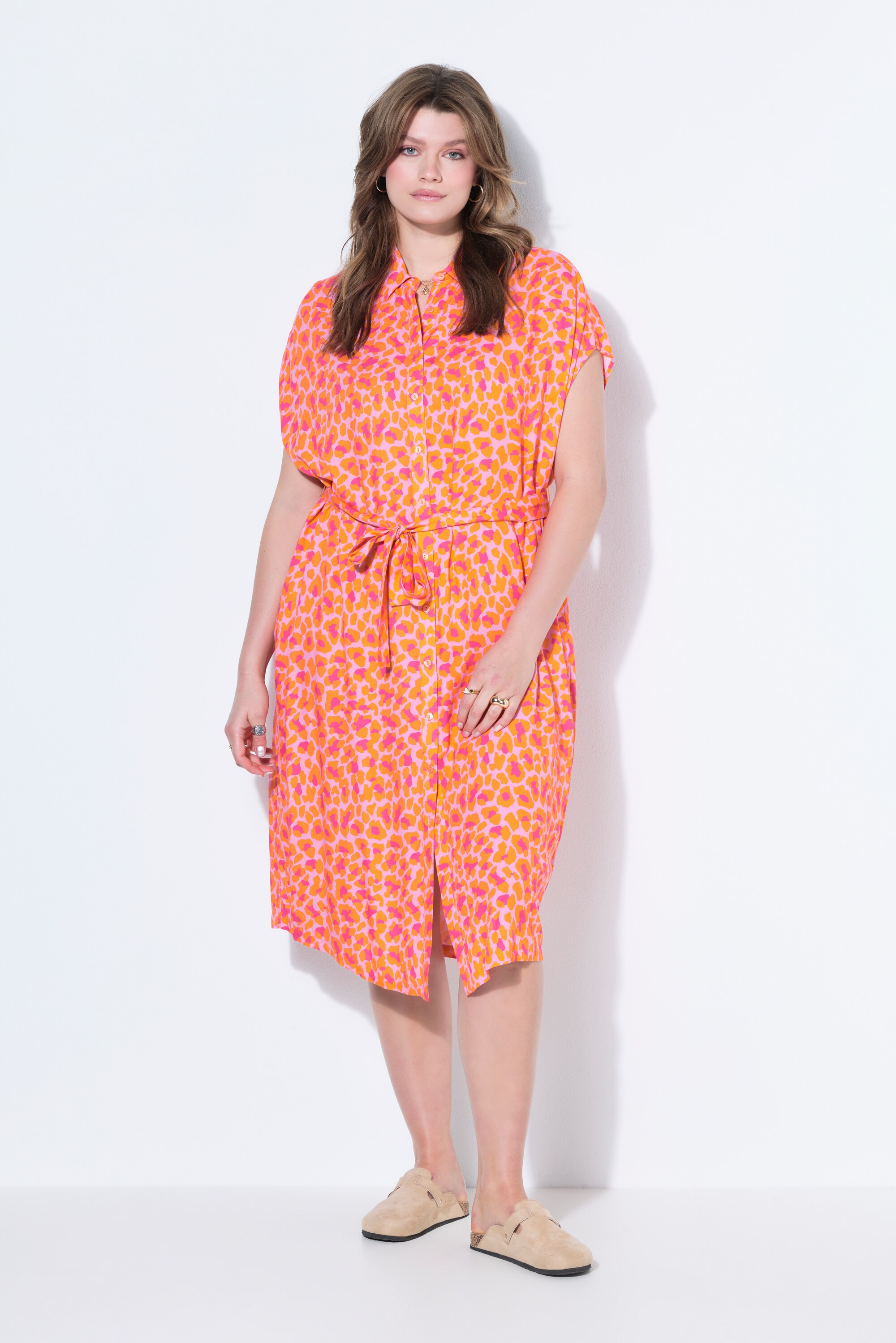 Robe midi oversize, imprimé léopard, STUDIO UNTOLD