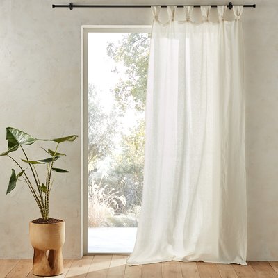 Jaliska Single Linen Curtain with Tab Top AM.PM