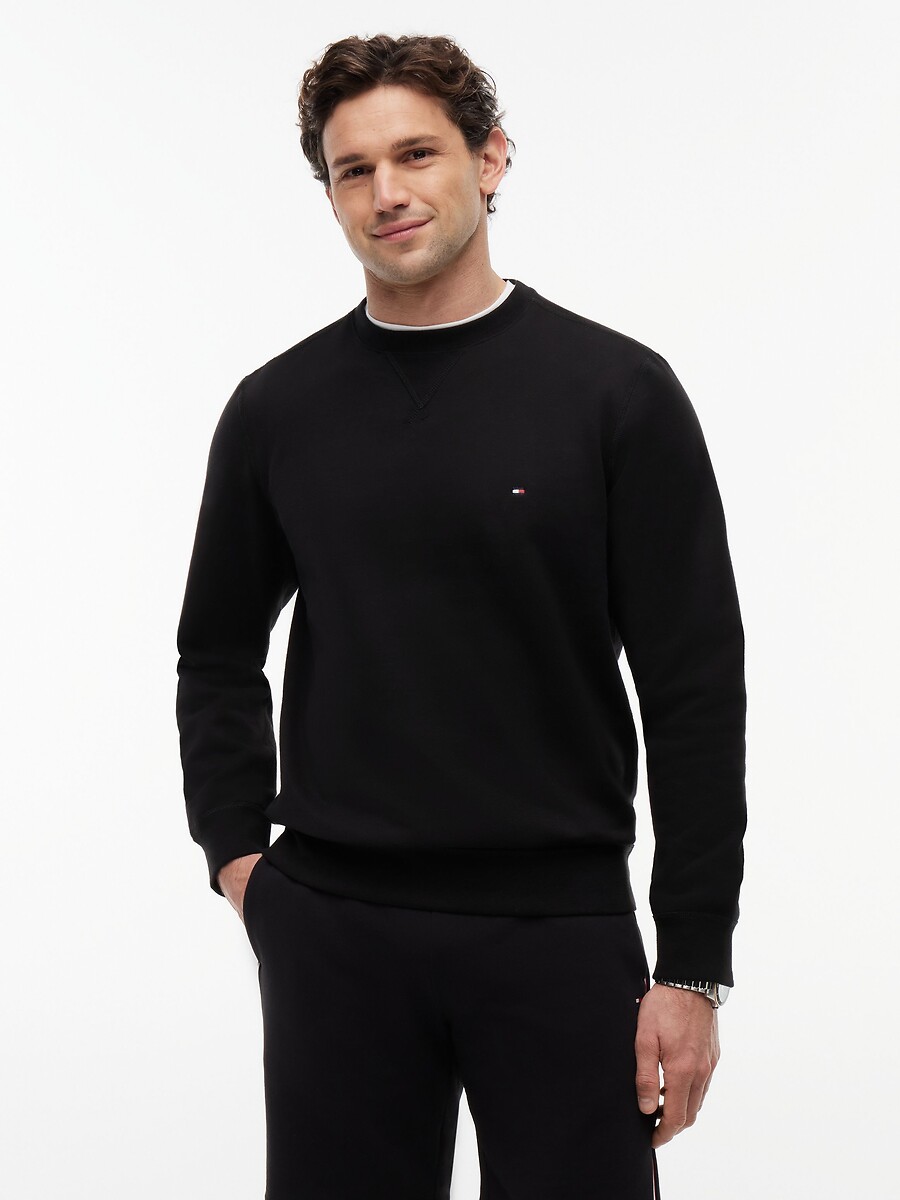 Sweat col rond fleece, TOMMY HILFIGER