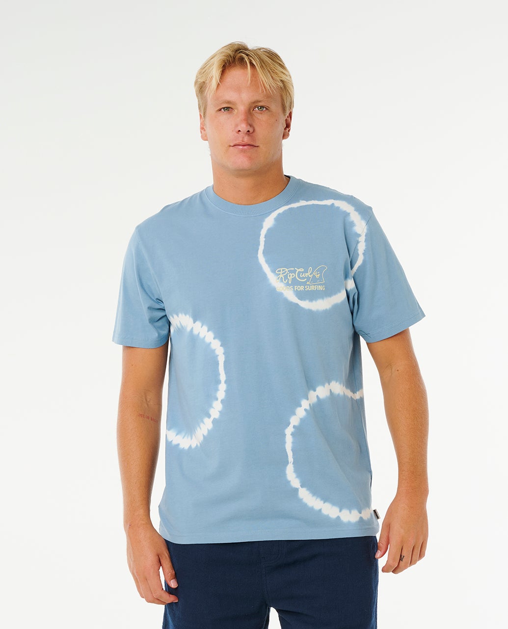 T-shirt à manches courtes Pacific Rinse Fin, RIP CURL