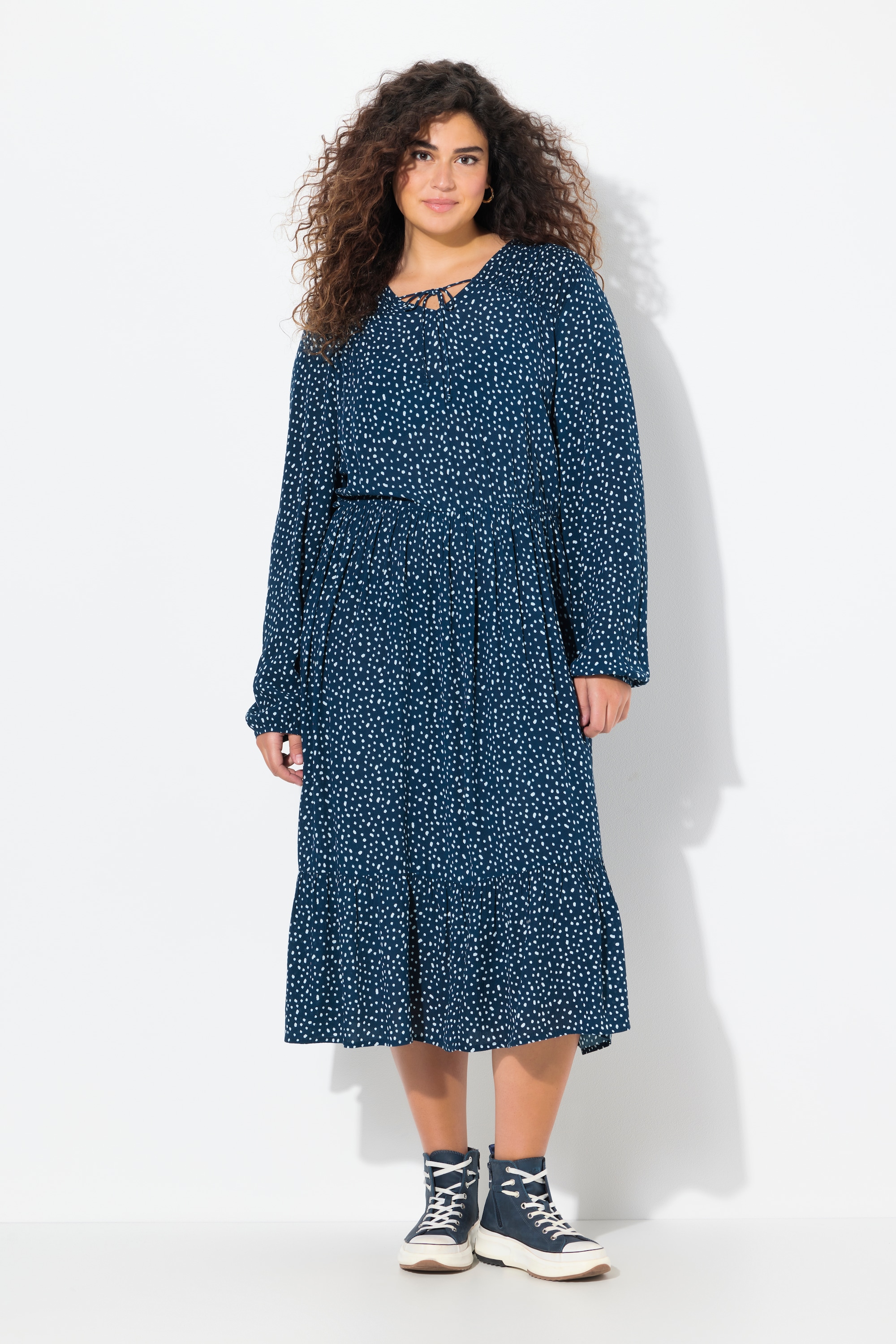 Robe midi à manches longues, ULLA POPKEN