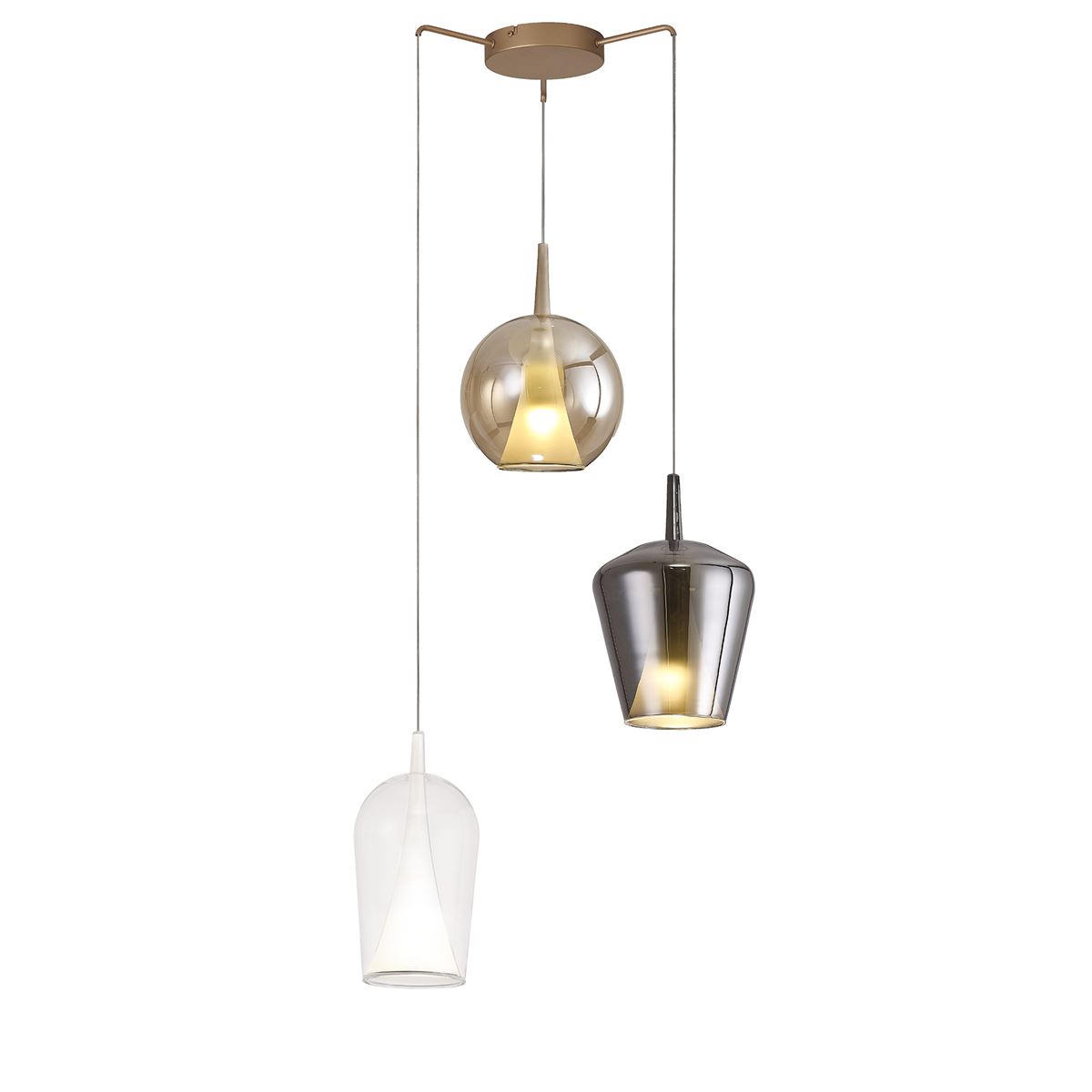Suspension en verre italien, D.57.1 , ELSA, MANTRA