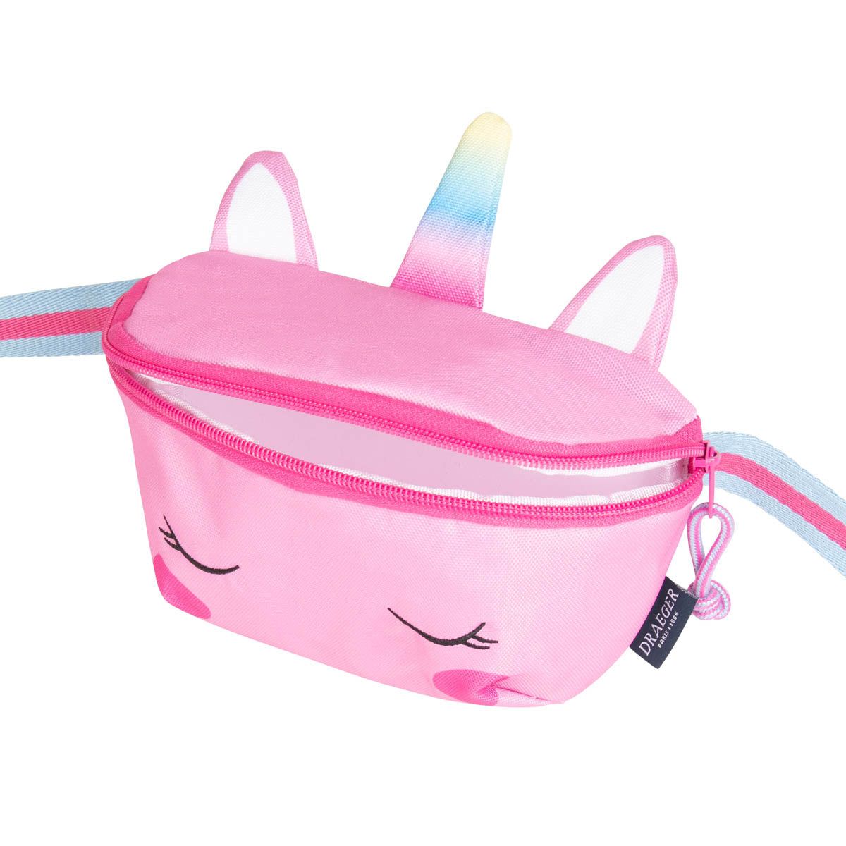 Large pink unicorn pencil case – Draeger Paris