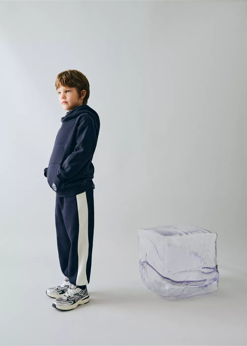 Pantalon jogger bande latérale, MANGO BABY