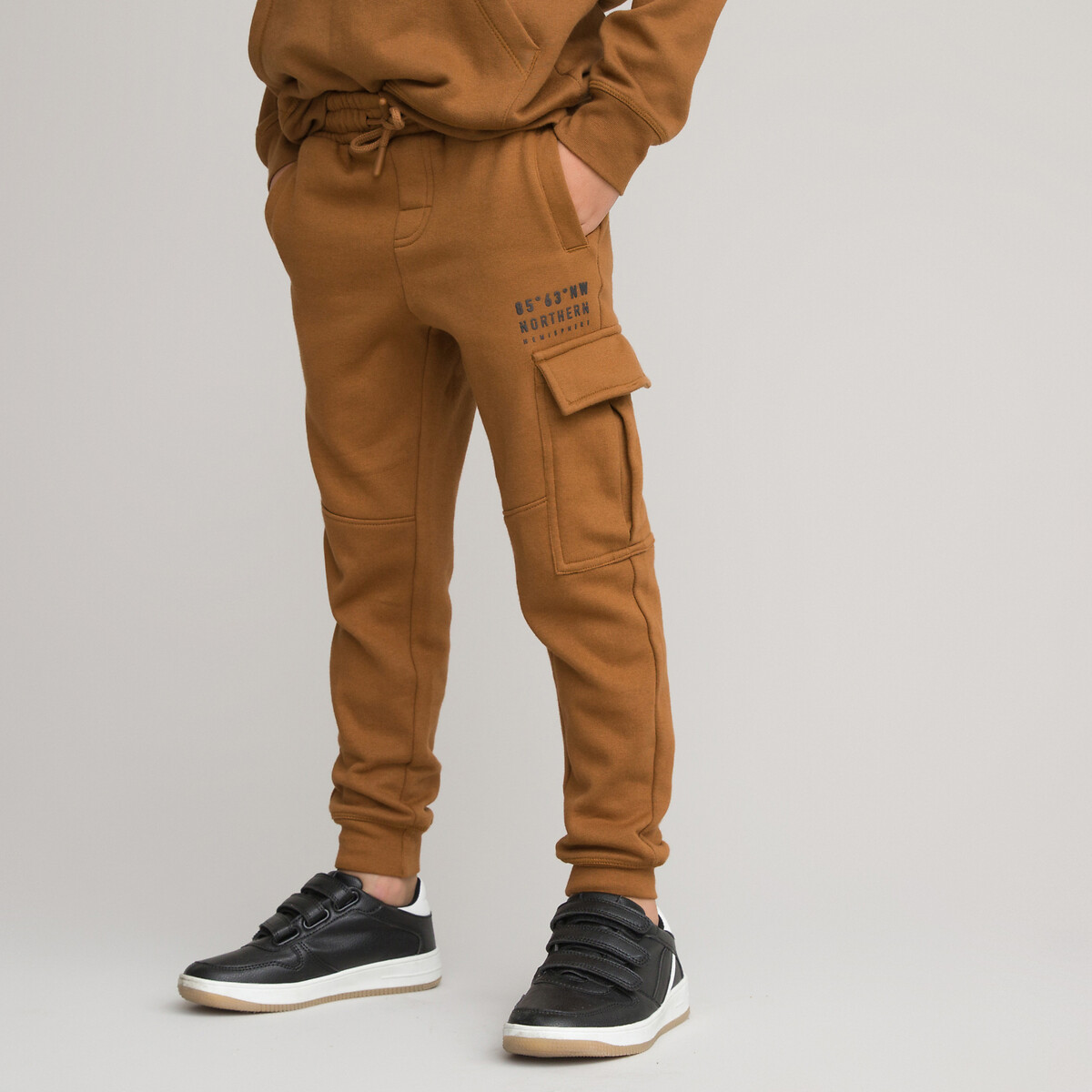 Organic cotton mix joggers, 3-12 years 