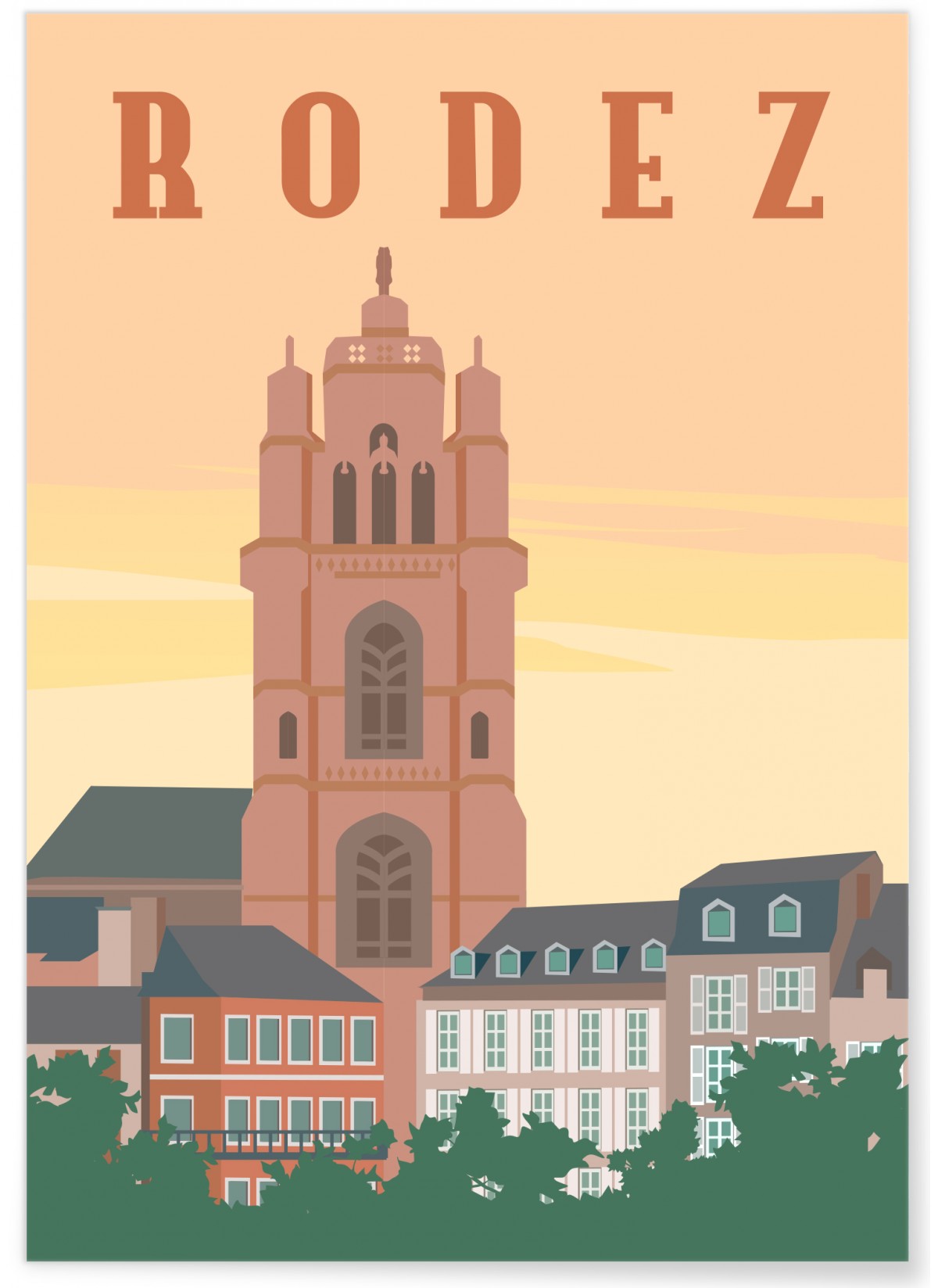 Affiche ville Rodez, L'AFFICHERIE