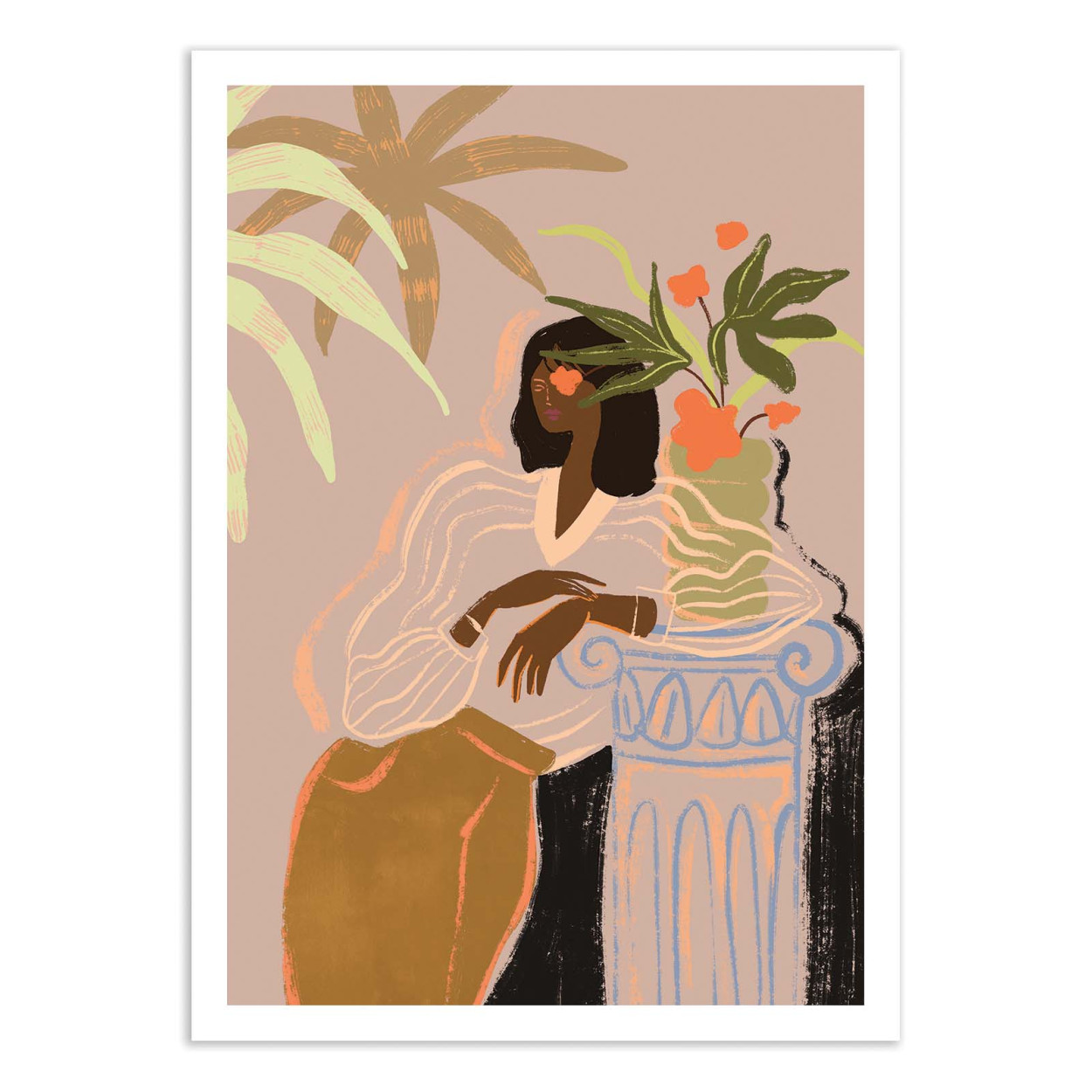 Affiche d'art - Waiting - Arty Guava, WALL EDITIONS