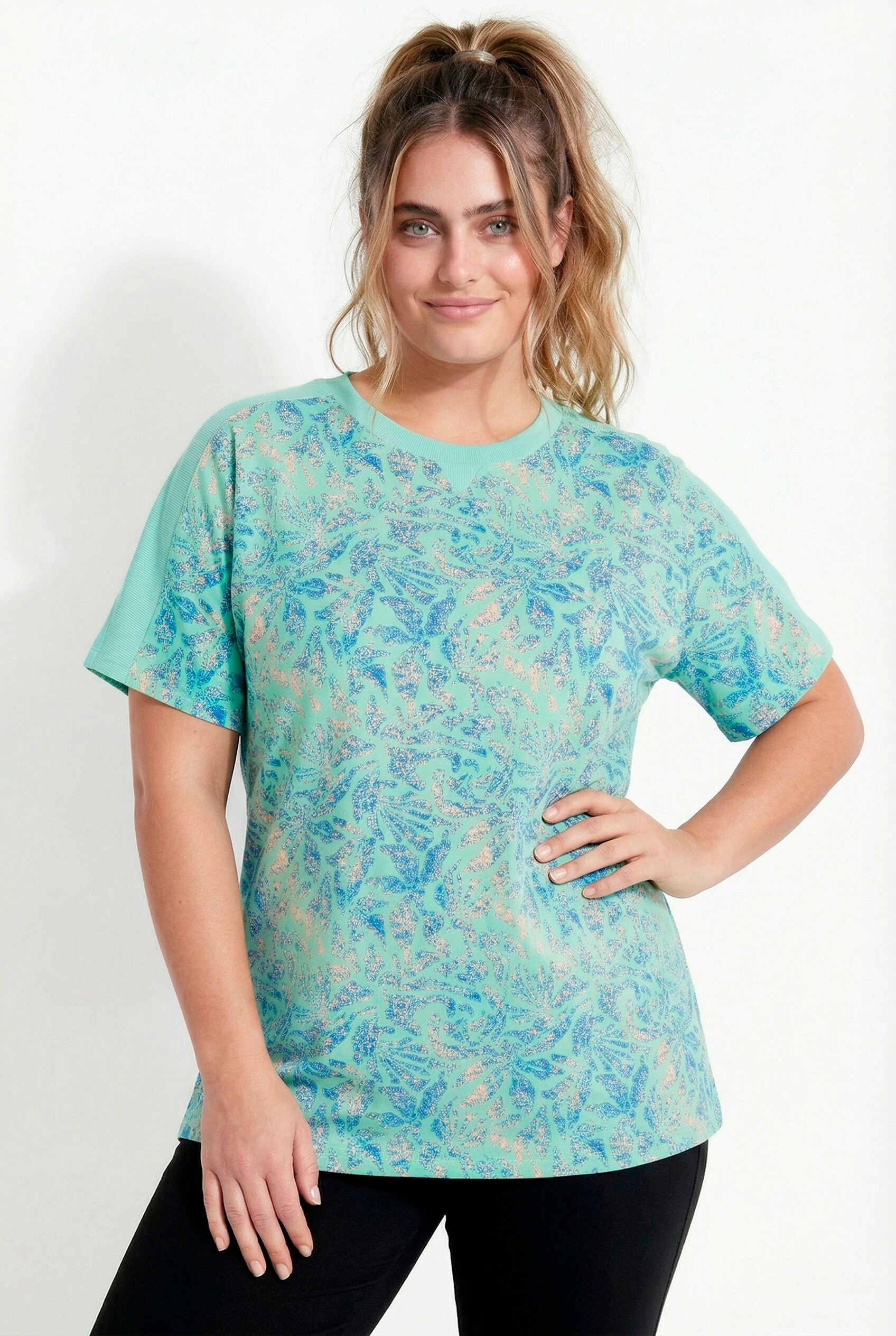 T-shirt technique, corail, ULLA POPKEN
