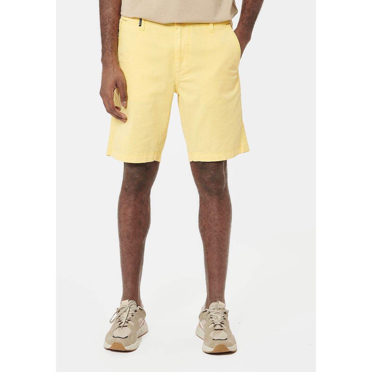 Bermuda discount jaune homme