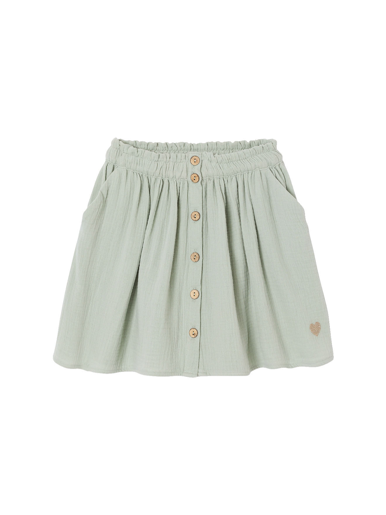 Jupe en gaze de coton, VERTBAUDET
