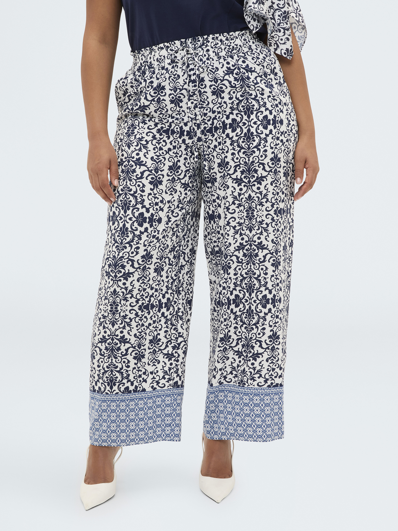 Pantalon à jambes larges, FIORELLA RUBINO