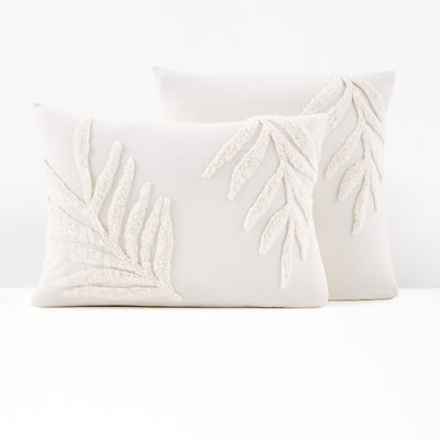 Jobe Tufted Palm 100% Cotton Pillowcase LA REDOUTE INTERIEURS