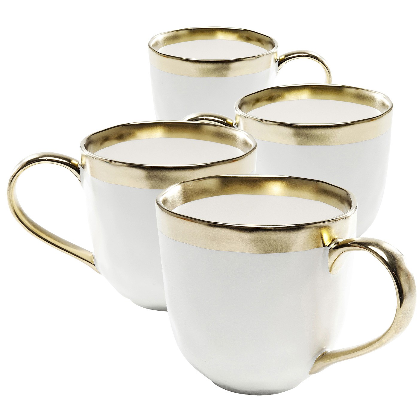 Lot de 4 mugs, BELL, KARE DESIGN