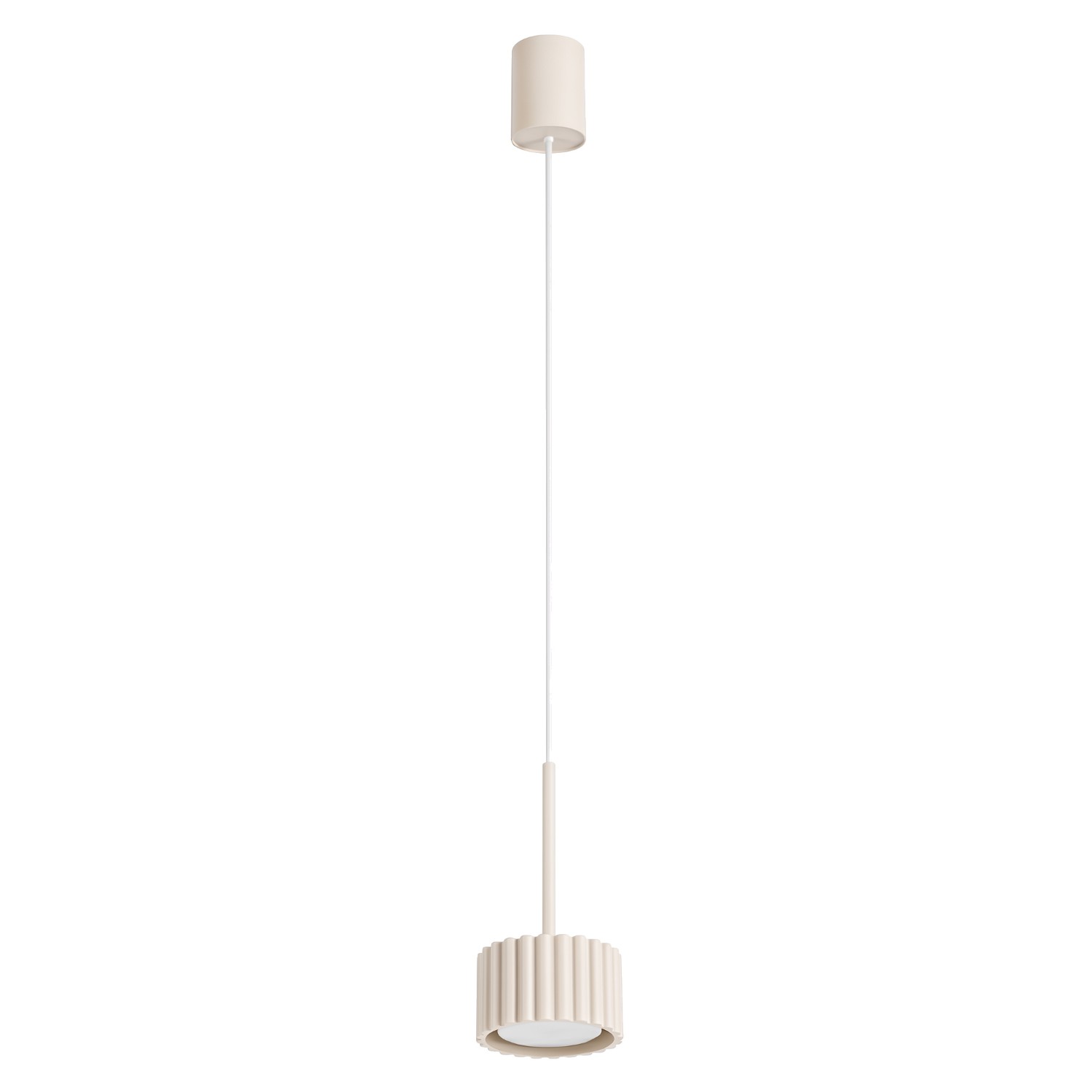 Suspension Aluminium Beige Gx53 1 AURA, EDEN