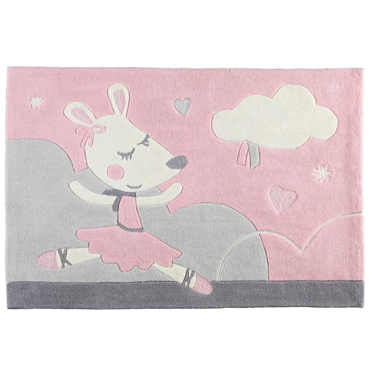 Tapis de chambre tufté en acrylique, SAUTHON