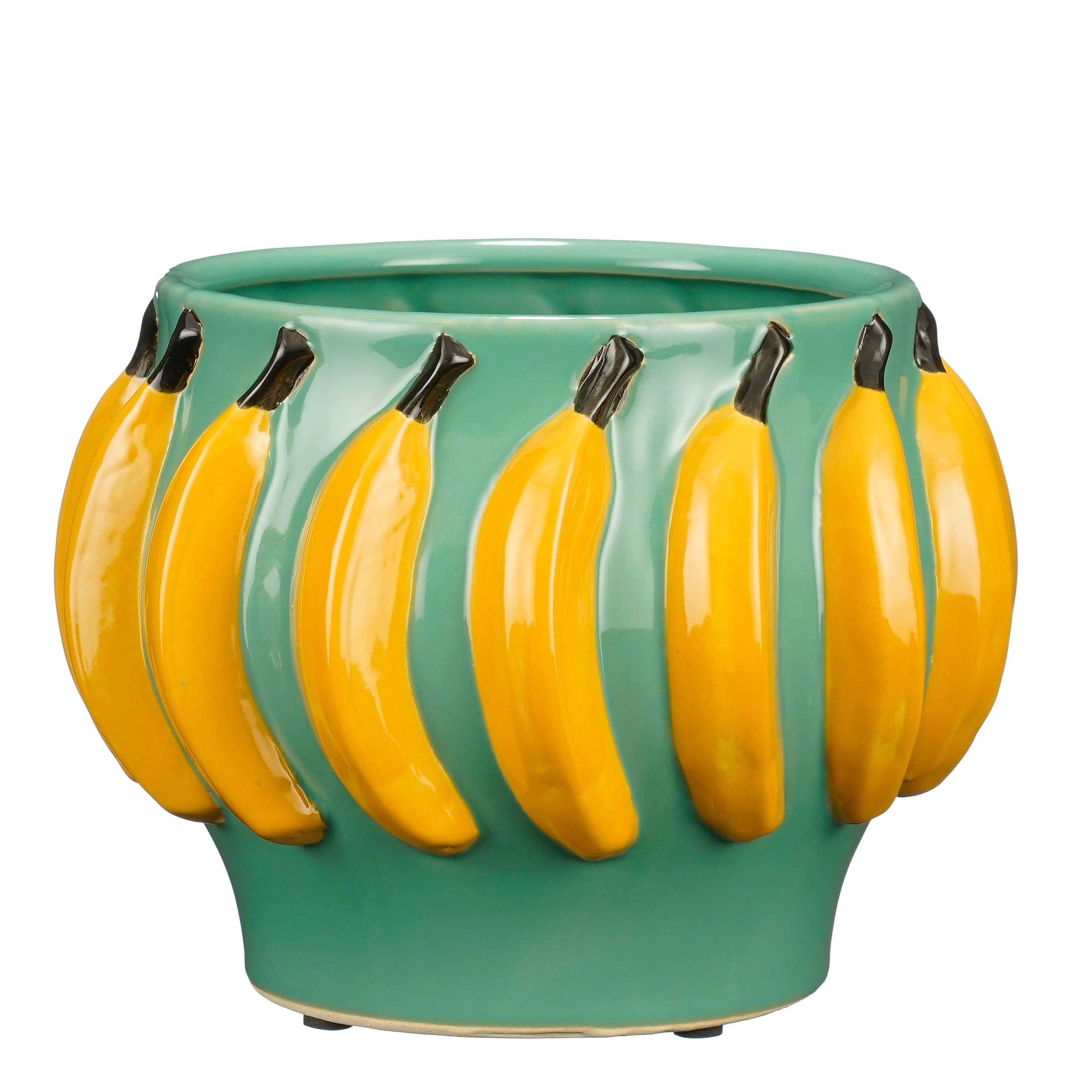 Cache-pot à motif de fruits MOZA, MICA DECORATIONS