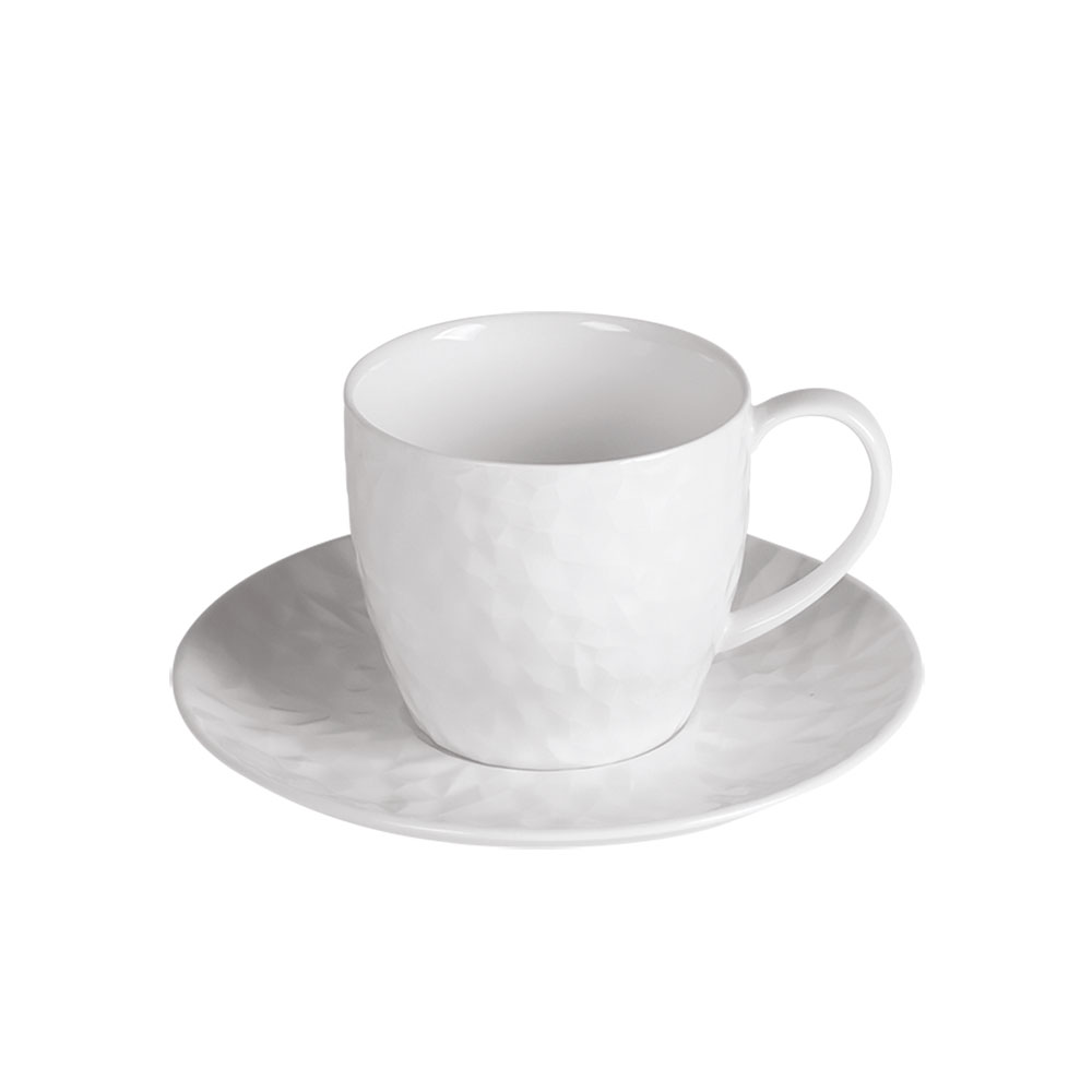 Tasse à thé et sous tasse Oasis 21 cl (lot de 2), TABLE PASSION