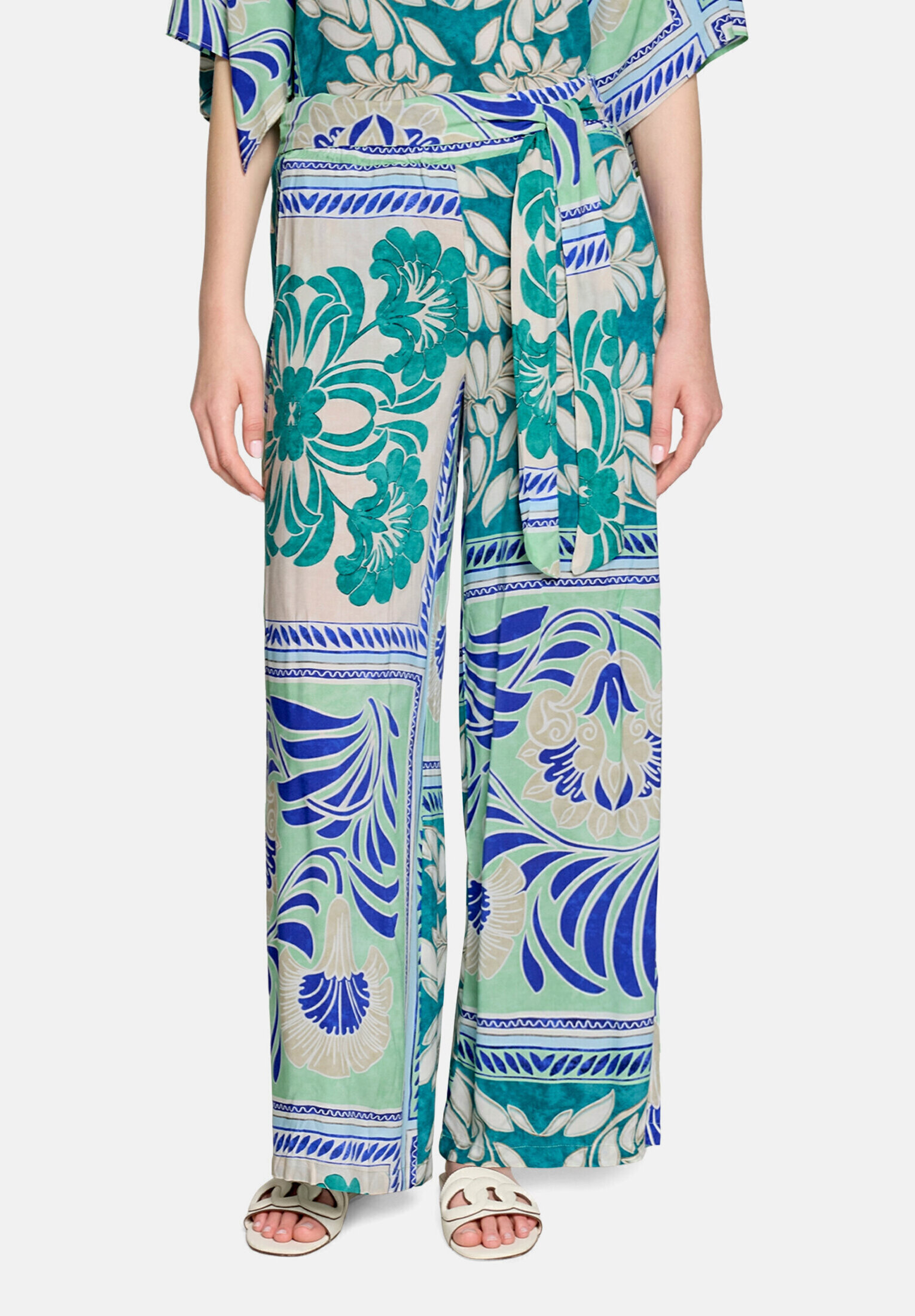Pantalon palazzo à élastique, CARTOON