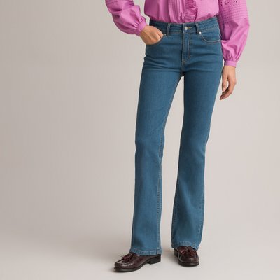 Bootcut jeans, in bio katoen LA REDOUTE COLLECTIONS