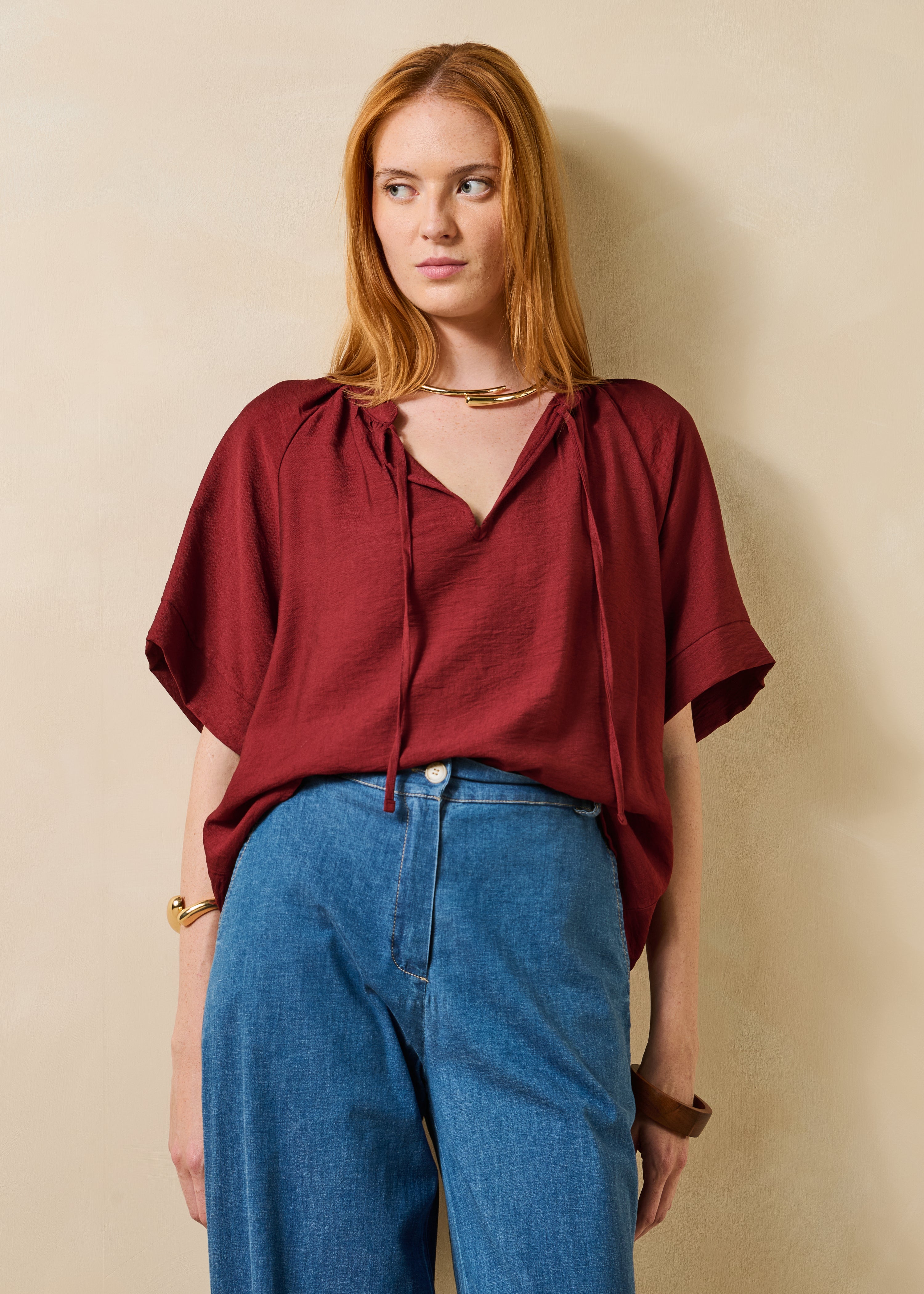 Top ample manches courtes, LA FEE MARABOUTEE
