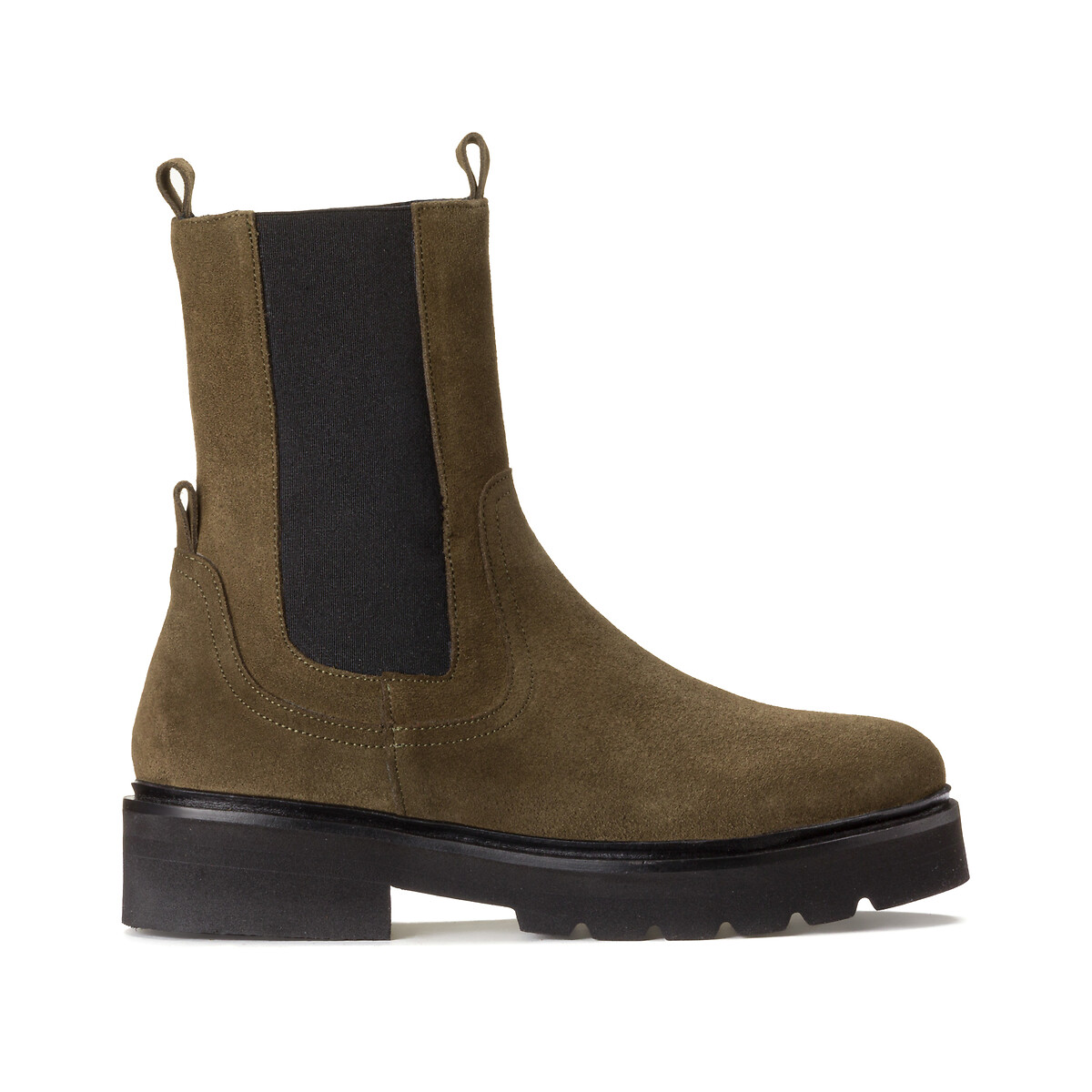 Bottines en cuir talon plat JONNA