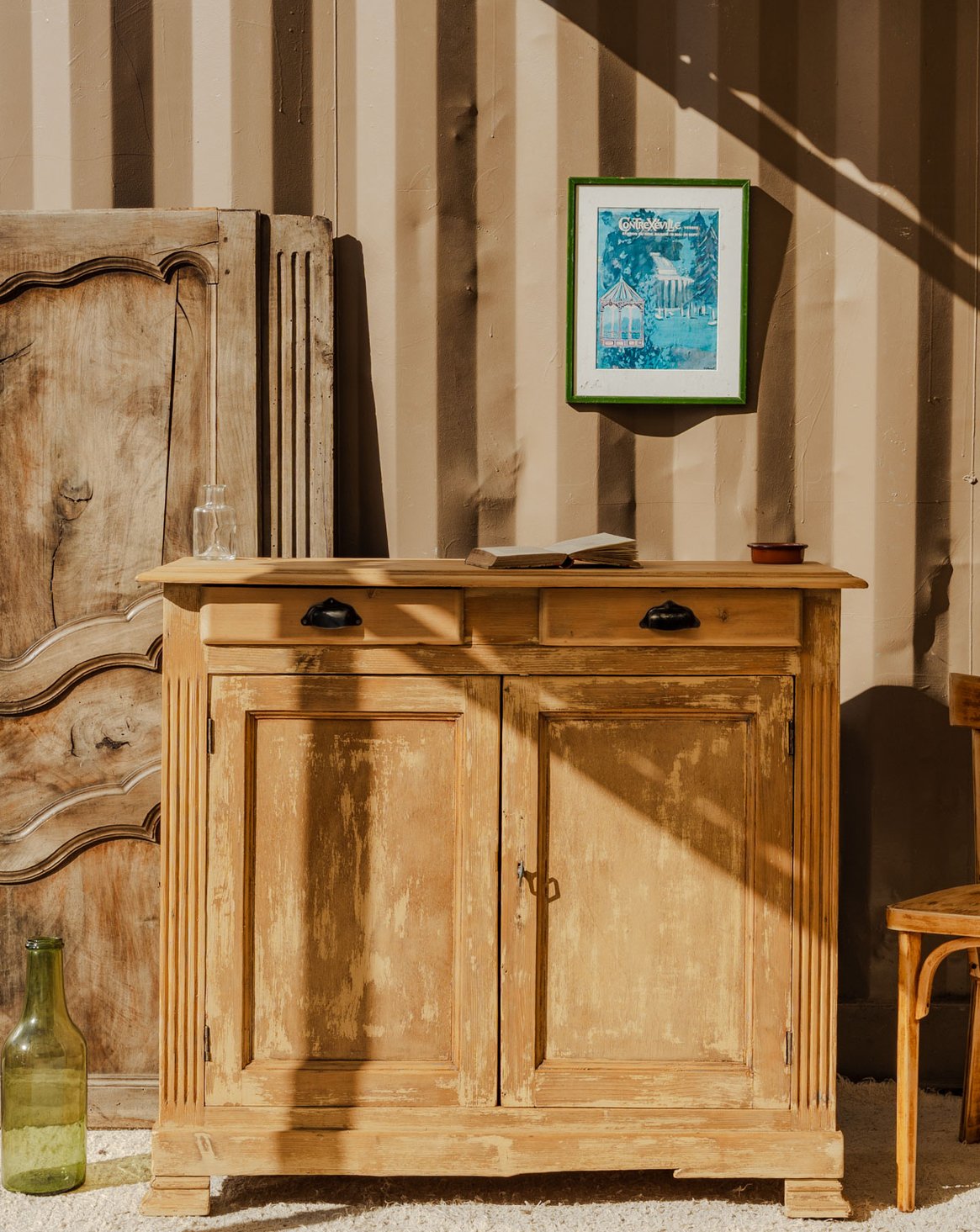 Buffet parisien en bois Gilbert N°1753 - Bon état, DEBONGOUT