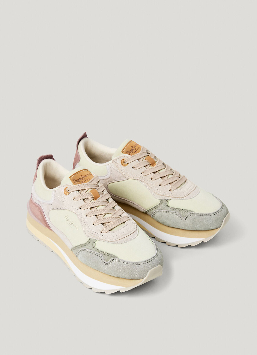 Baskets mix matière FREYA WAVE, PEPE JEANS