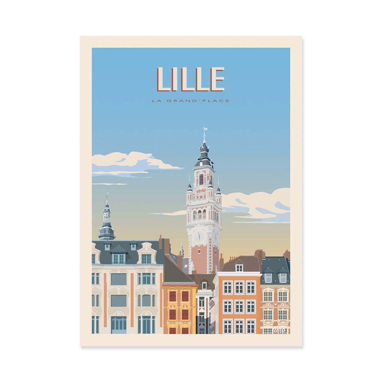 Affiche d'art - Lille - TuroMemoriesStudio, WALL EDITIONS