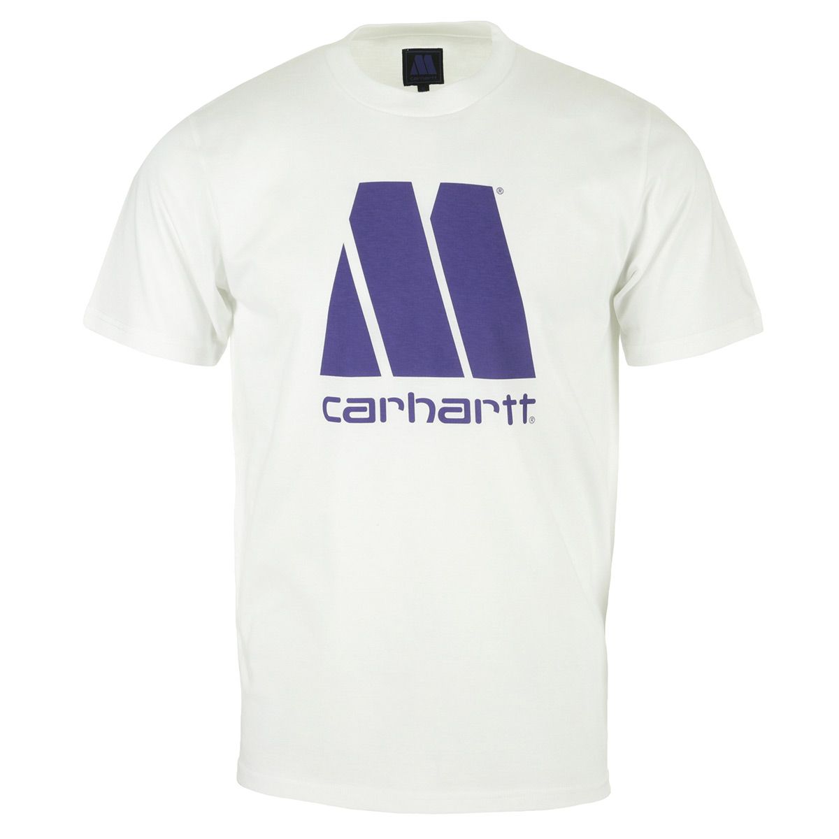 Carhartt T-shirt court blanc-noir style d\u00e9contract\u00e9 Mode Hauts T-shirts courts 