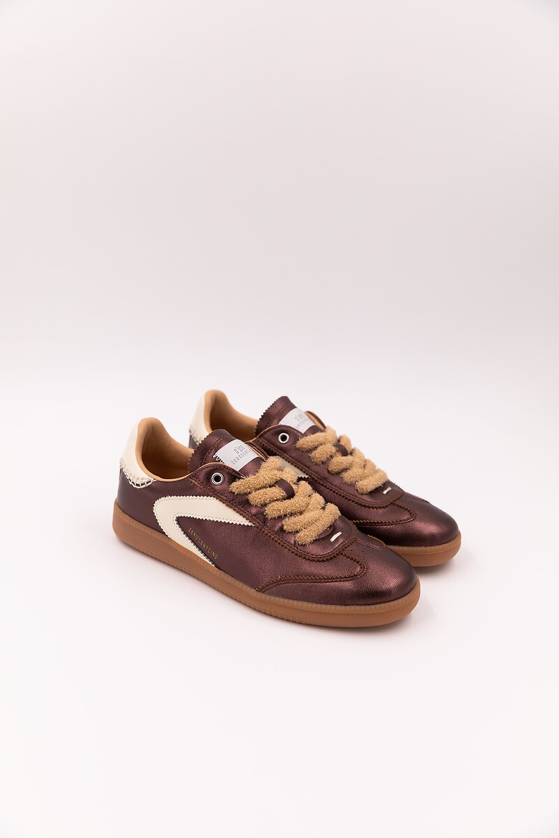 0-105 Zapatillas de piel NOVA METALLIC
