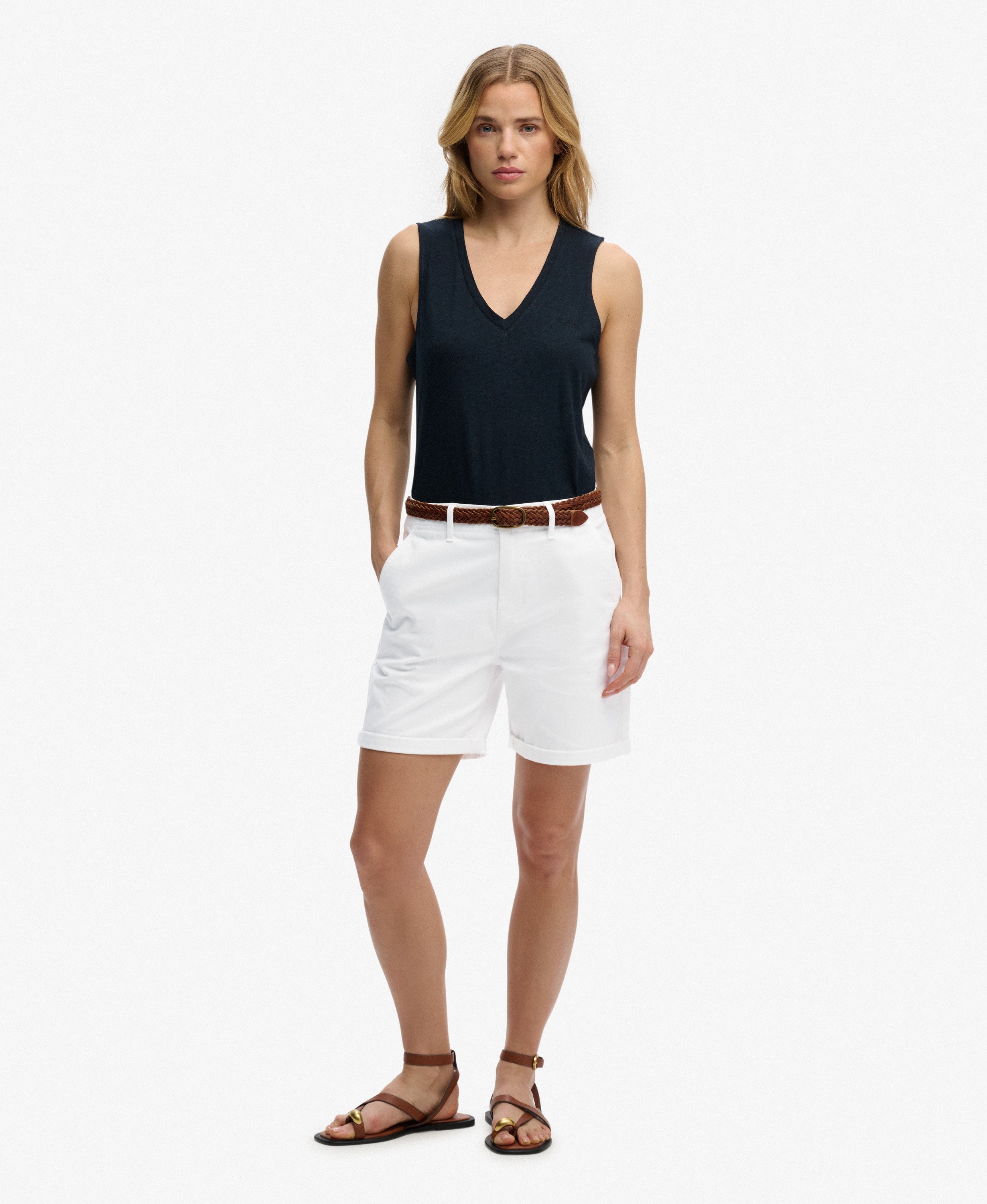 Short chino coupe décontractée, SUPERDRY
