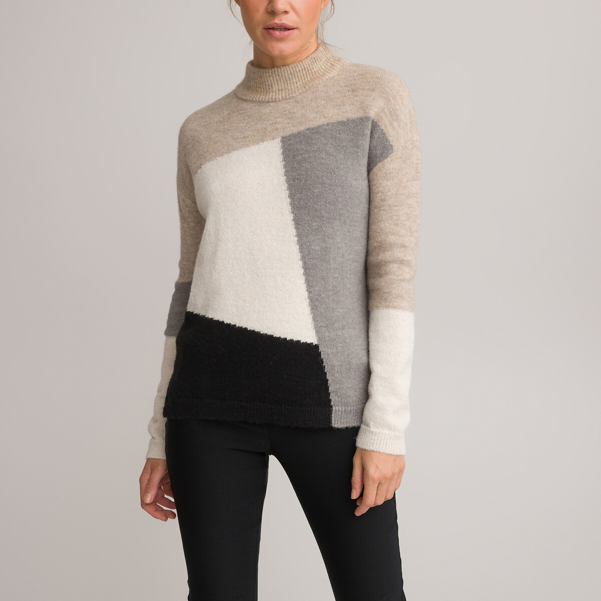 colour block knitwear