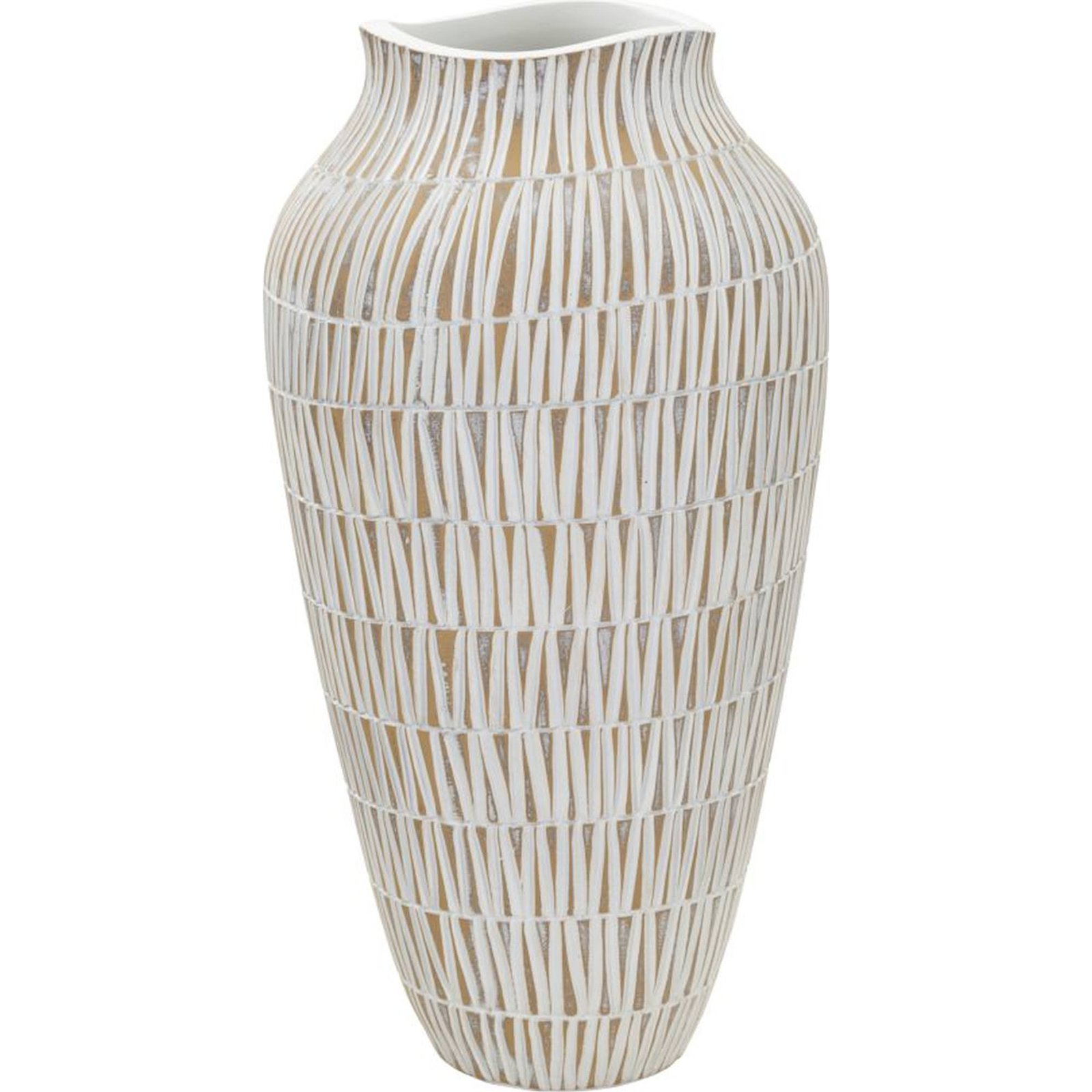 Vase motif géométrique gravé en relief MODERN, RECOLLECTION