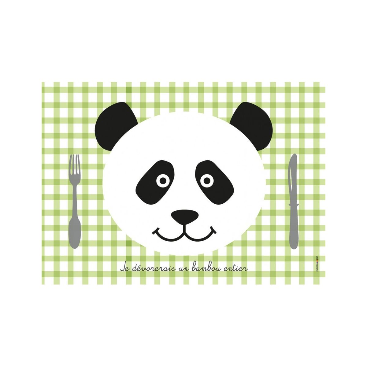 Set De Table Enfant Panda V Decoloopio La Redoute