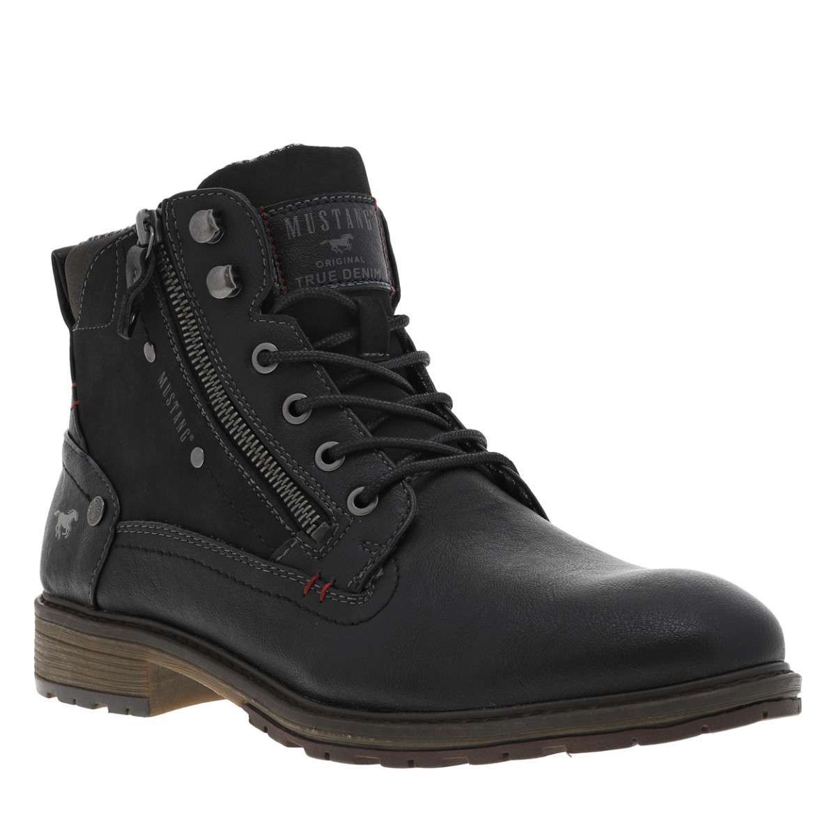 Bottines lacets noir Mustang Shoes La Redoute