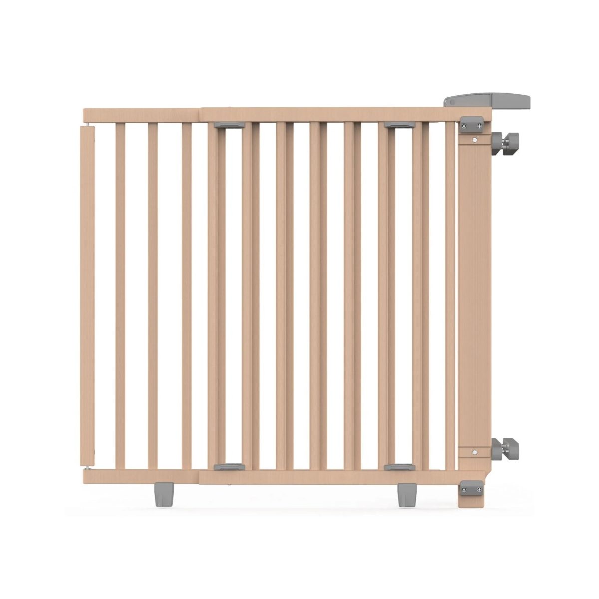 Barrière de Sécurité Escalier Extensible Bois Vernis Clair - 93 à 135 cm, GEUTHER