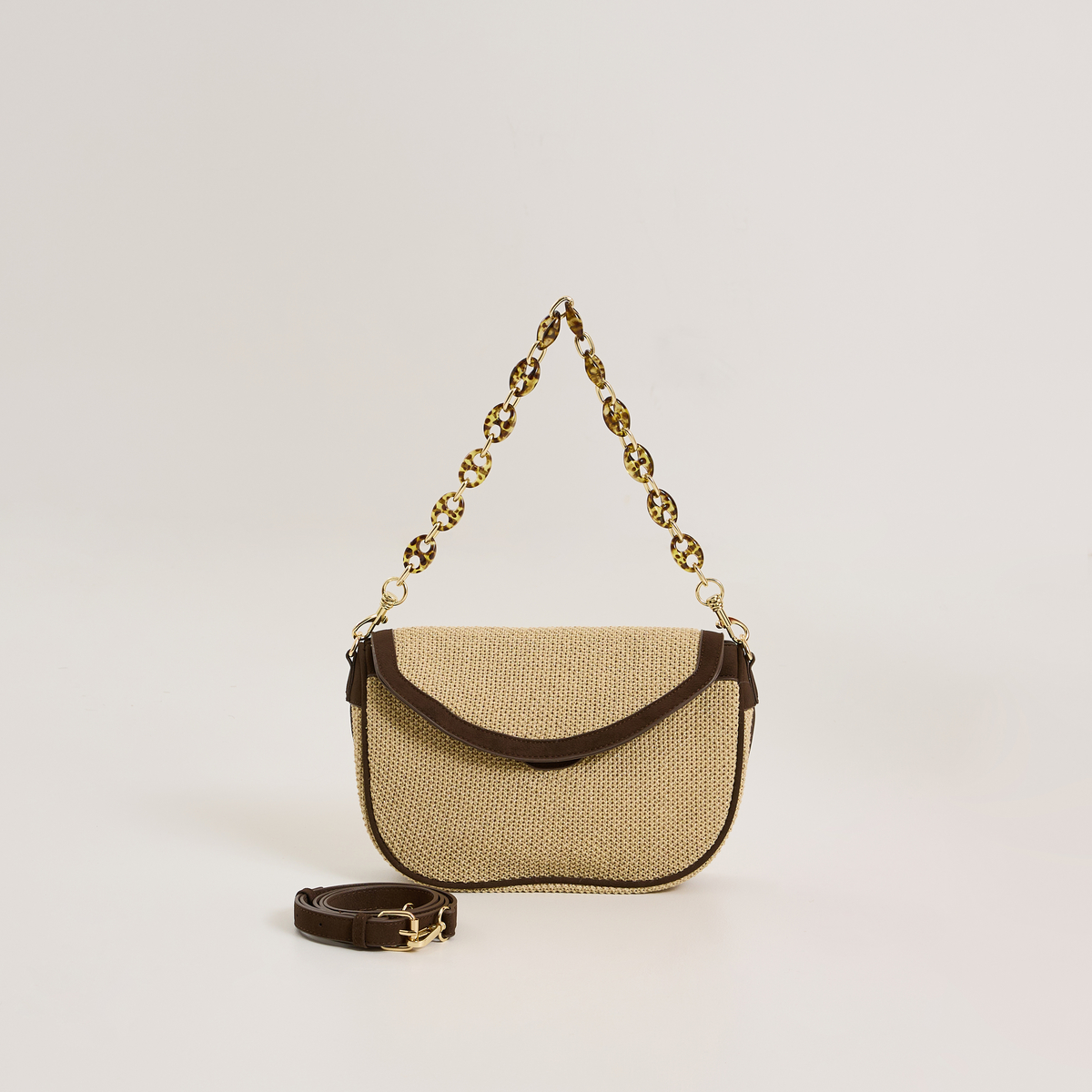 Sac tressé demi-lune, GRAIN DE MALICE