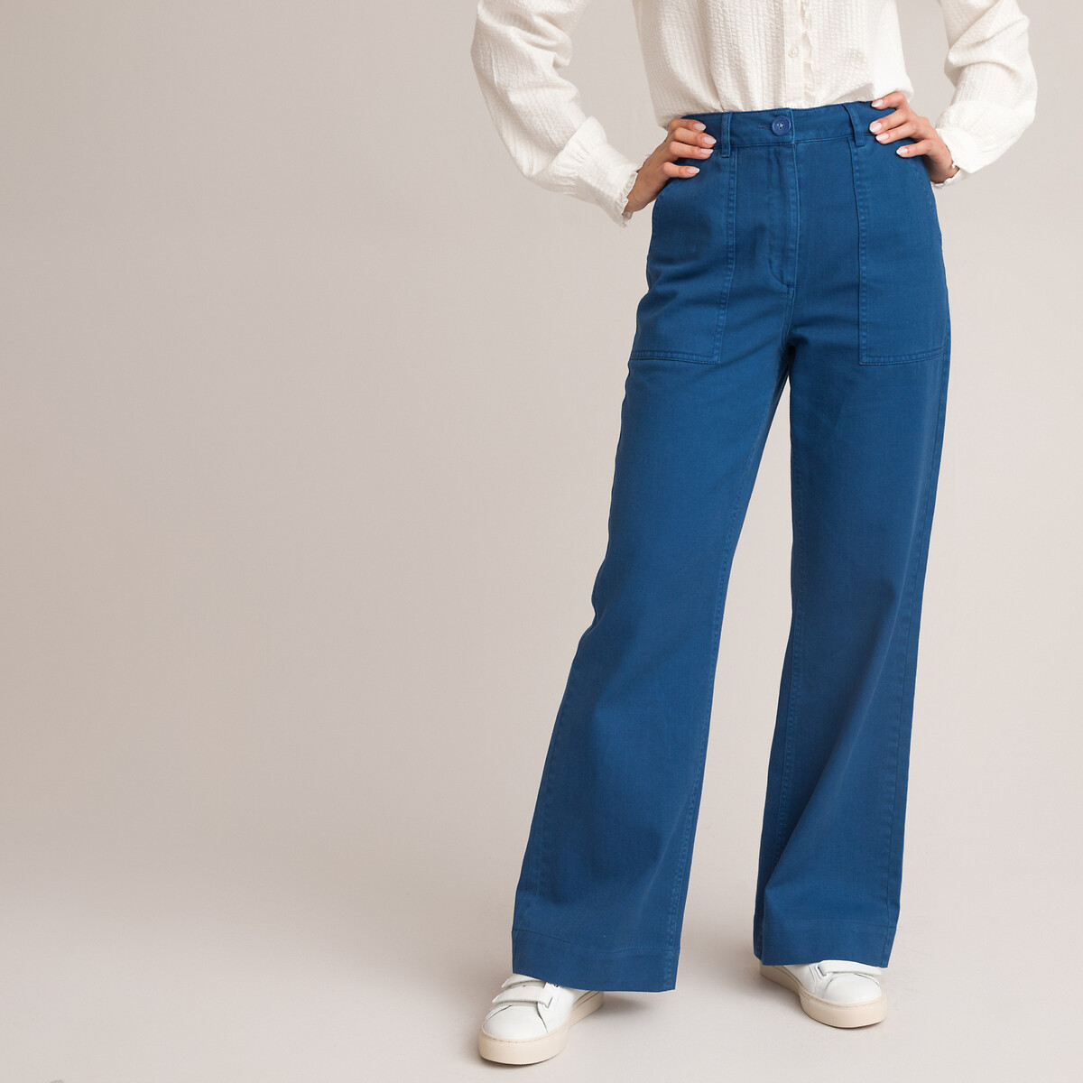 La Redoute Femme Vêtements Pantalons & Jeans Jeans Baggy & Large Jean évasé coupe classique 