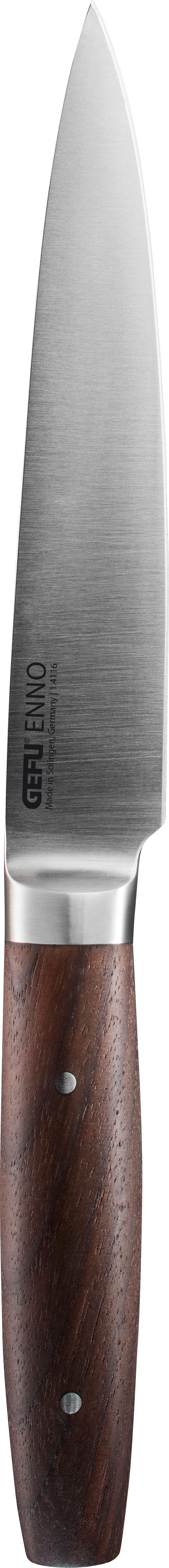 Couteau d'office Enno 13,5 cm en acier et bois de noyer, GEFU