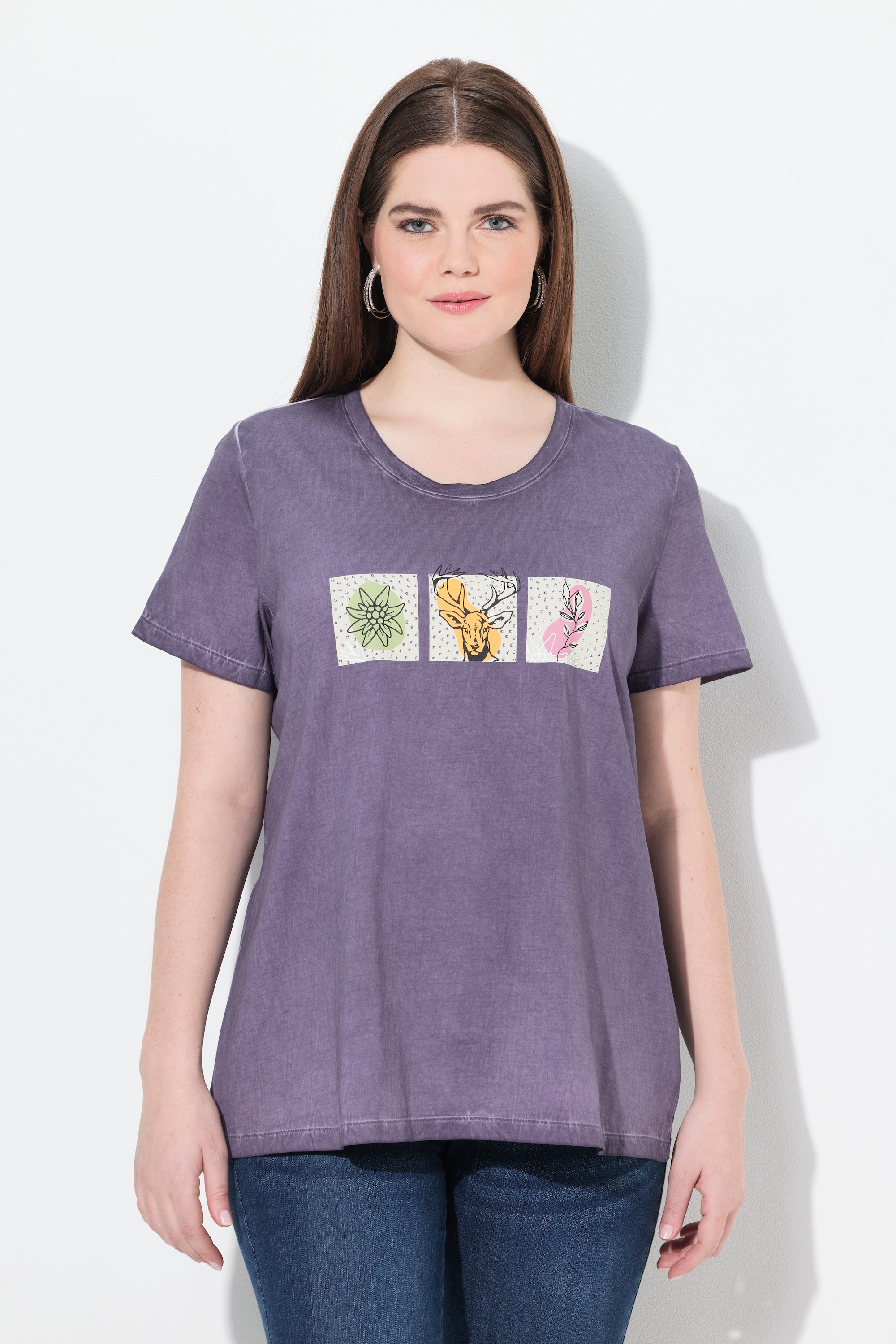 T-shirt à imprimé esprit traditionnel, ULLA POPKEN
