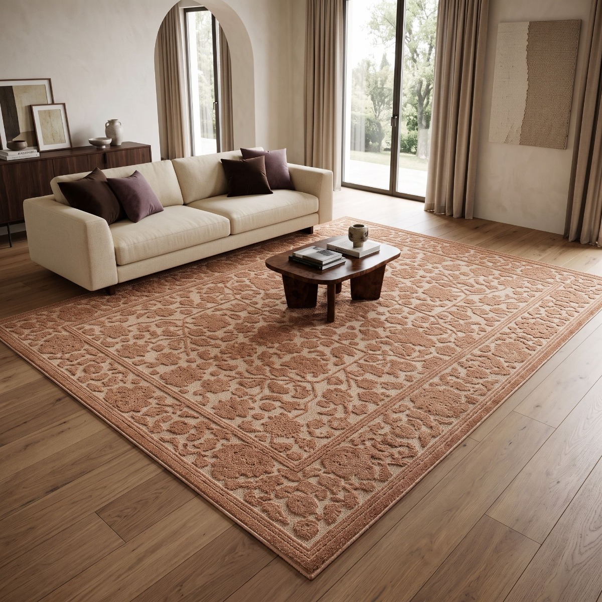 Tapis vintage oriental à relief ALMA ORIENT, THE DECO FACTORY