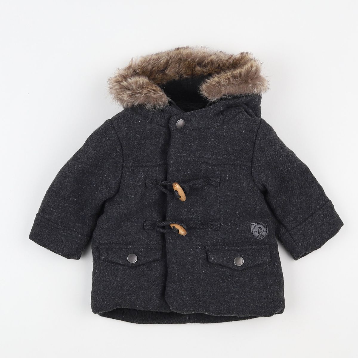 Manteau noir bebe fille new arrivals