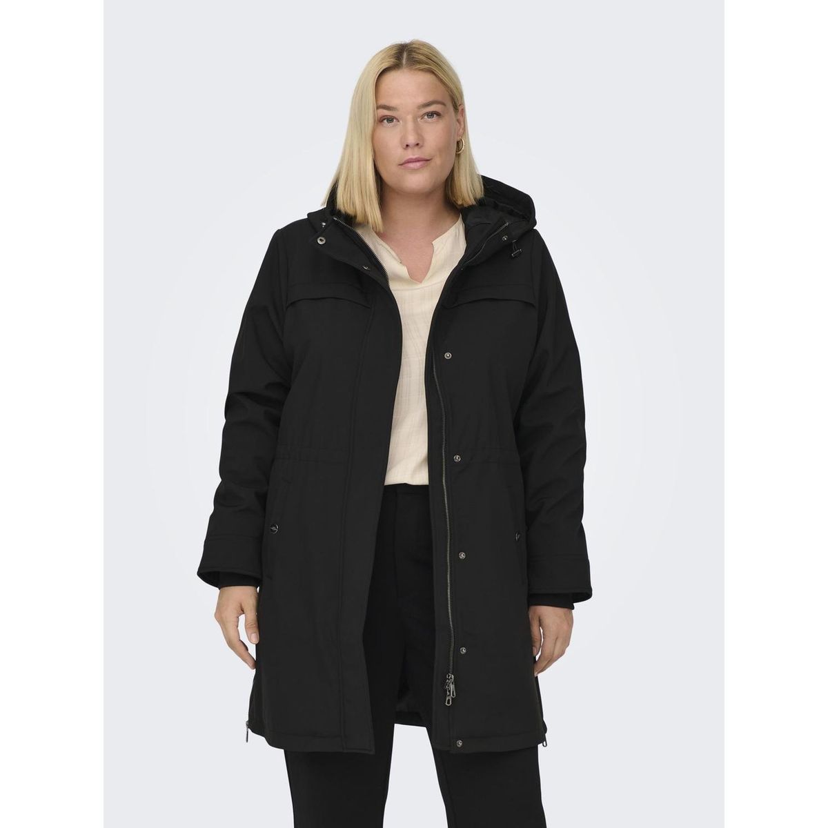 Manteau discount parka noir