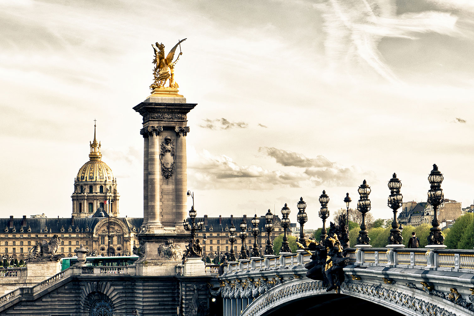 Tableau paris pont alexandre iii, HEXOA
