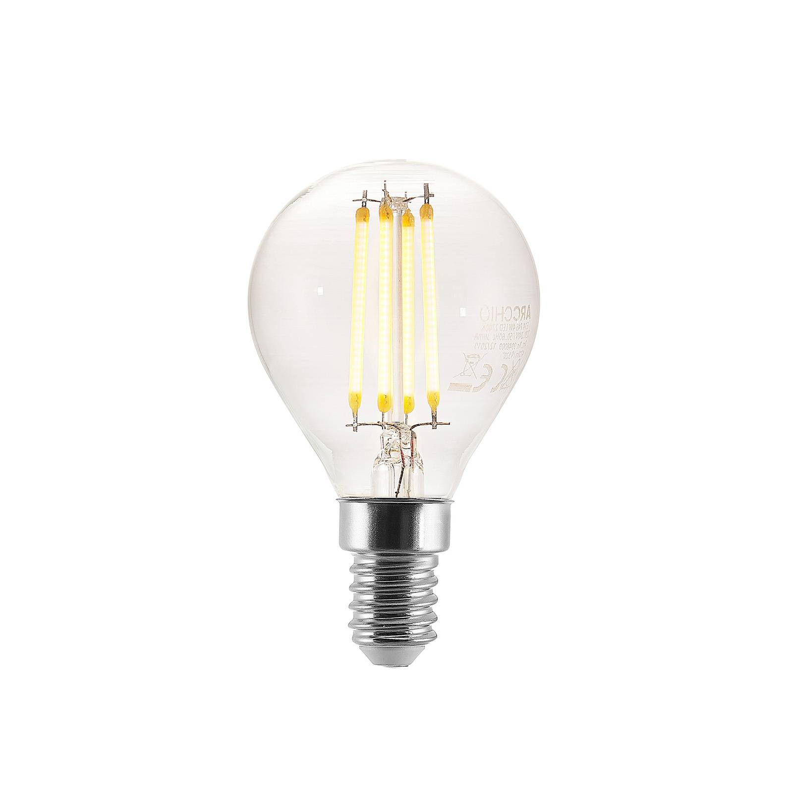 Ampoule E14 en verreLED, E14 4W, ARCCHIO