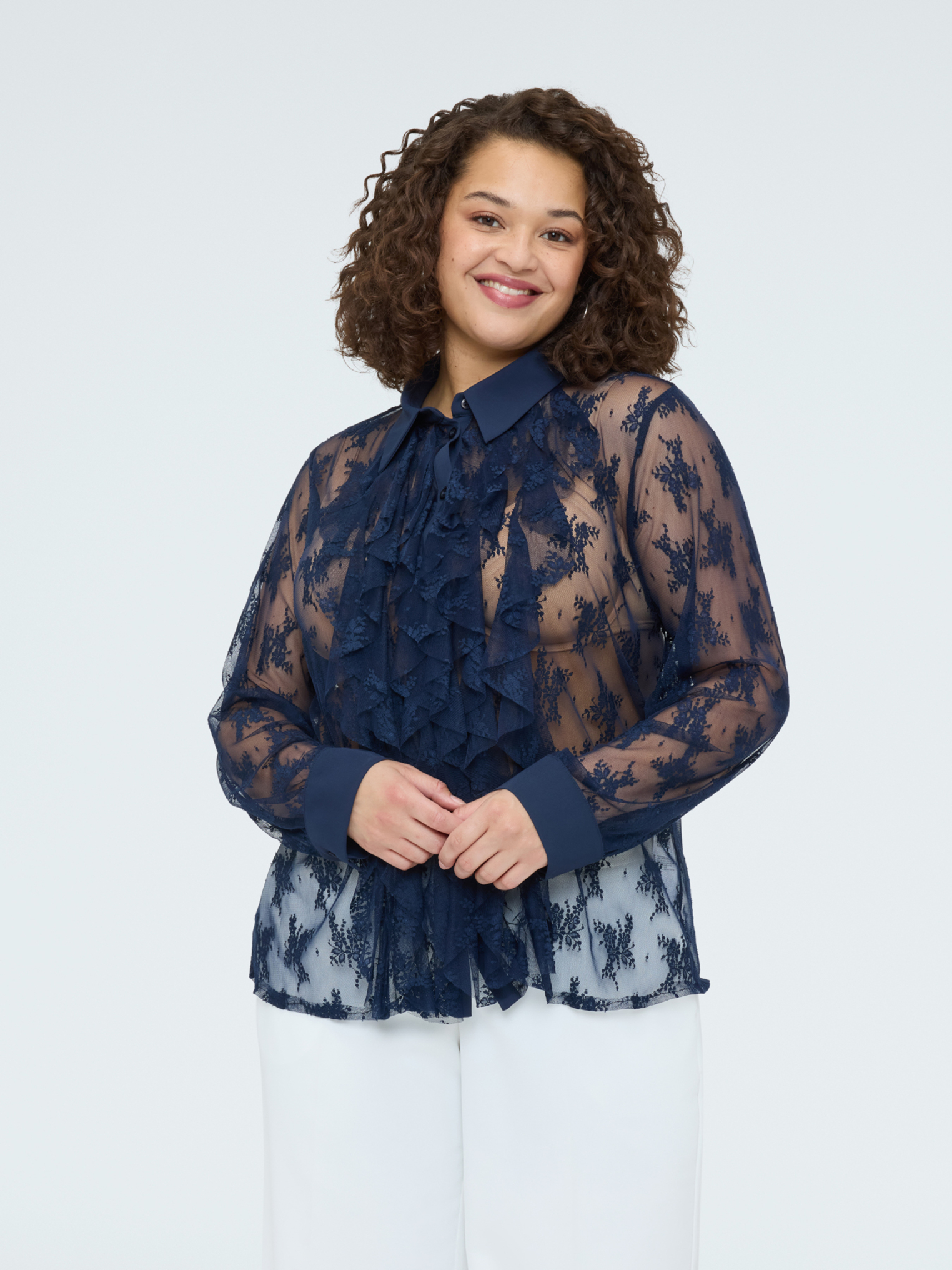 Chemise à volants, FIORELLA RUBINO