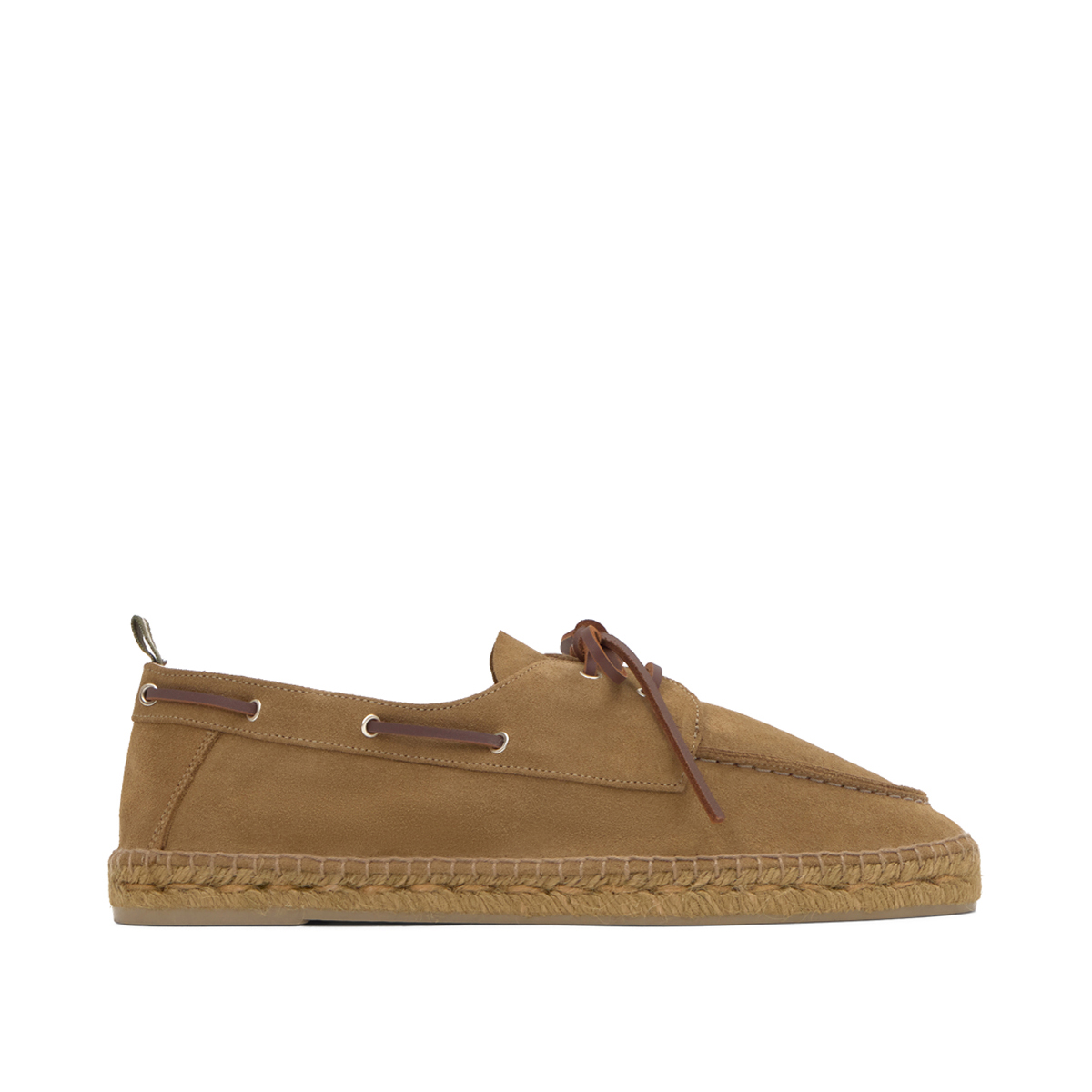 Chaussures bateau en cuir suédé à semelle en jute NEMO, CASTANER