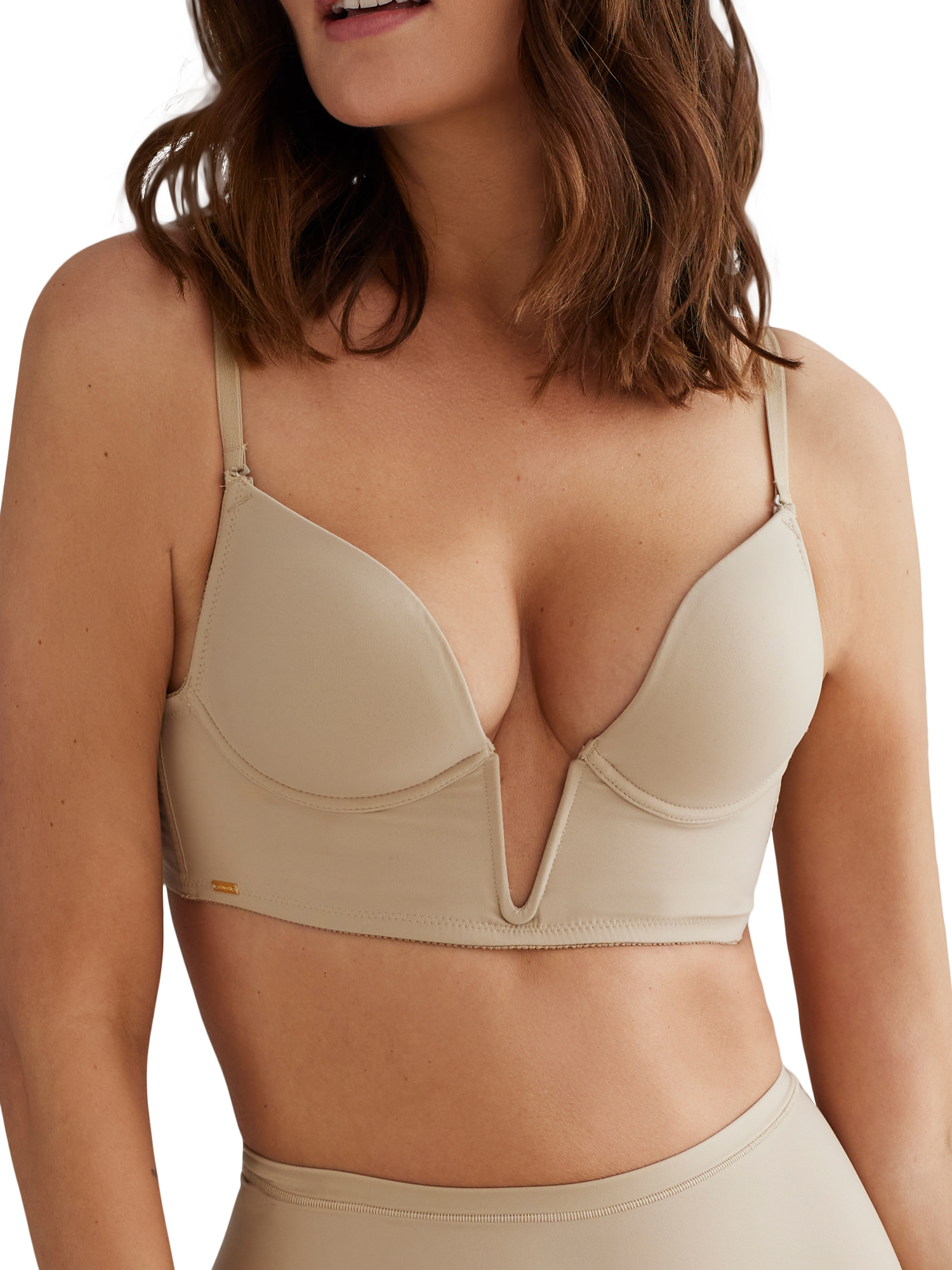 Soutien-gorge préformé décolleté profond Curves, SELMARK